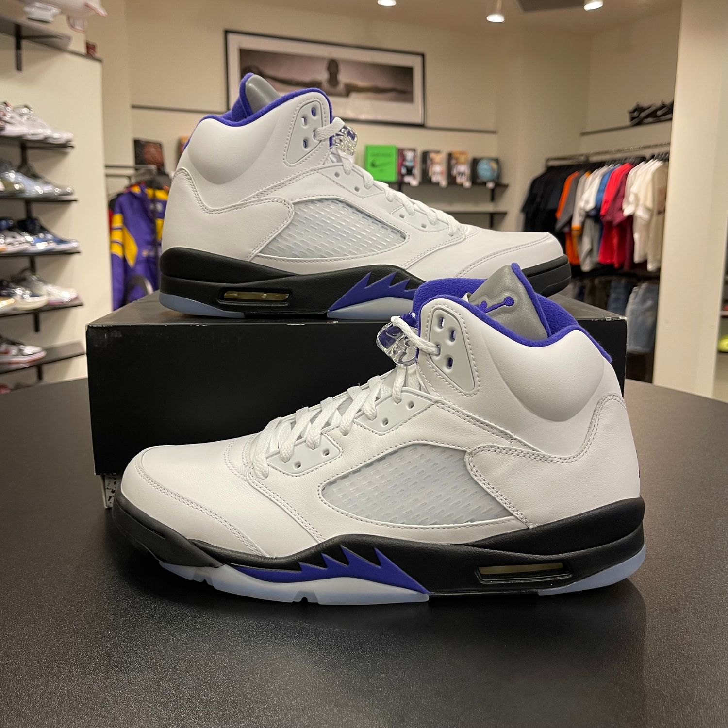 NEW AIR JORDAN 5 DARK CONCORD