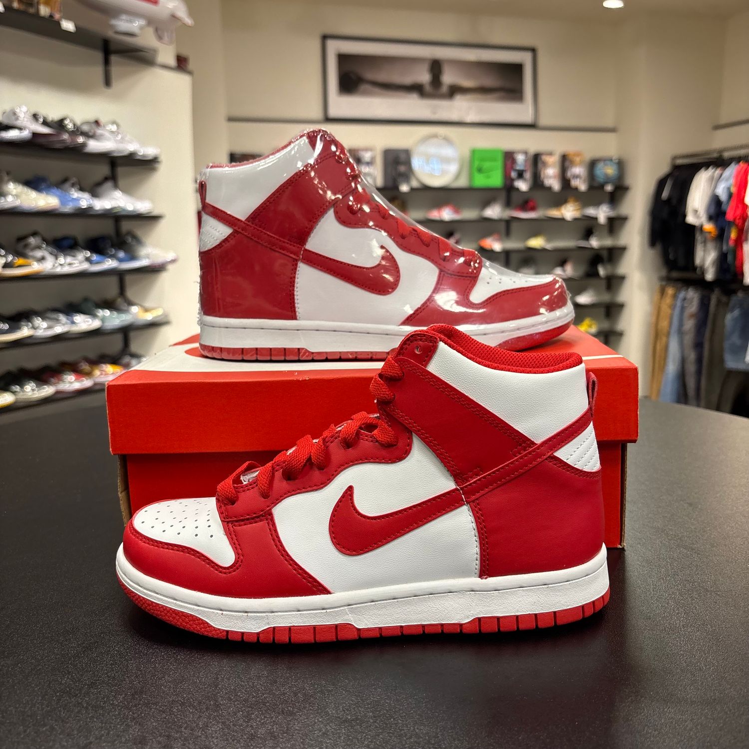 NEW NIKE DUNK HIGH CHAMPIONSHIP RED