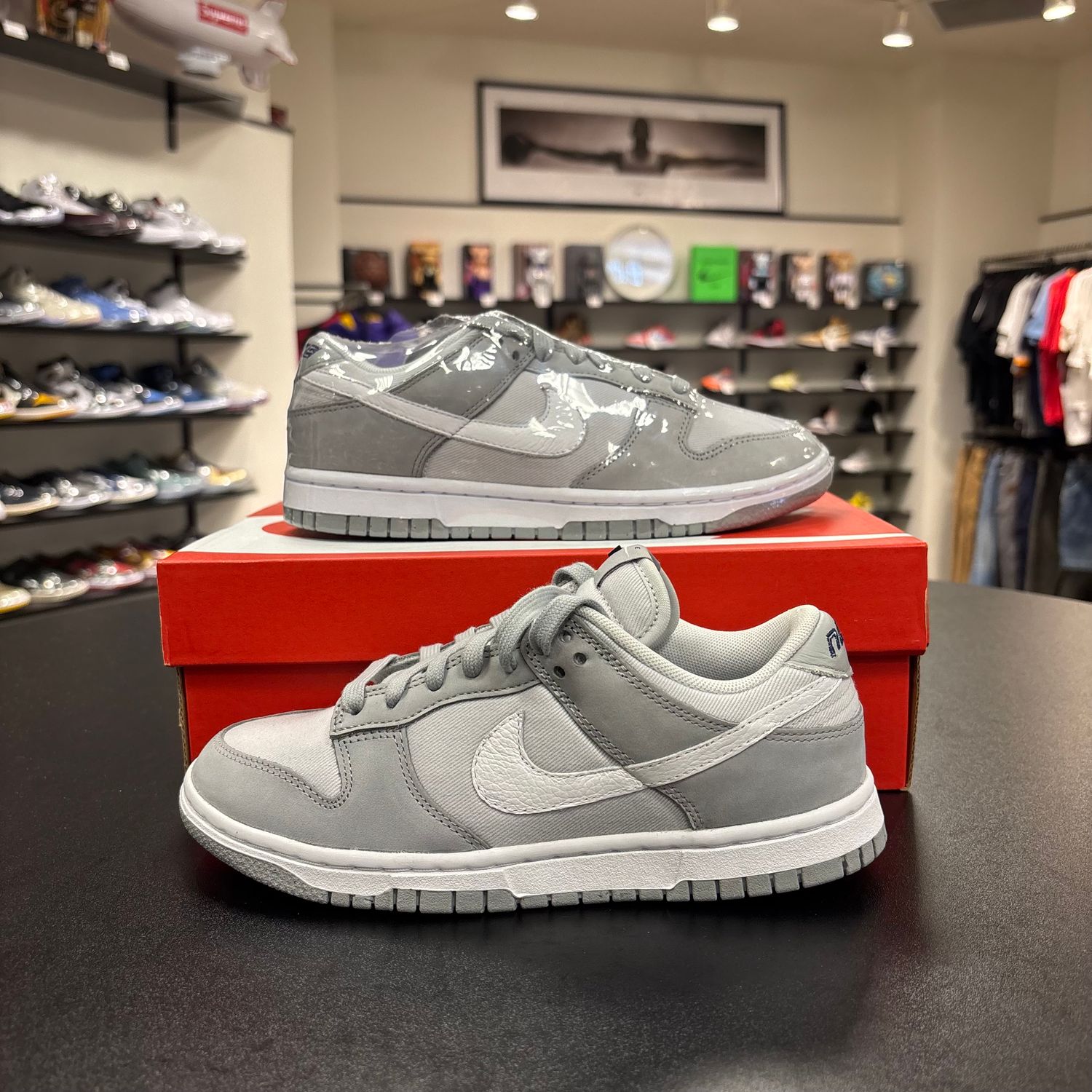 NEW NIKE DUNK LOW LX LIGHT SMOKE GREY (W)