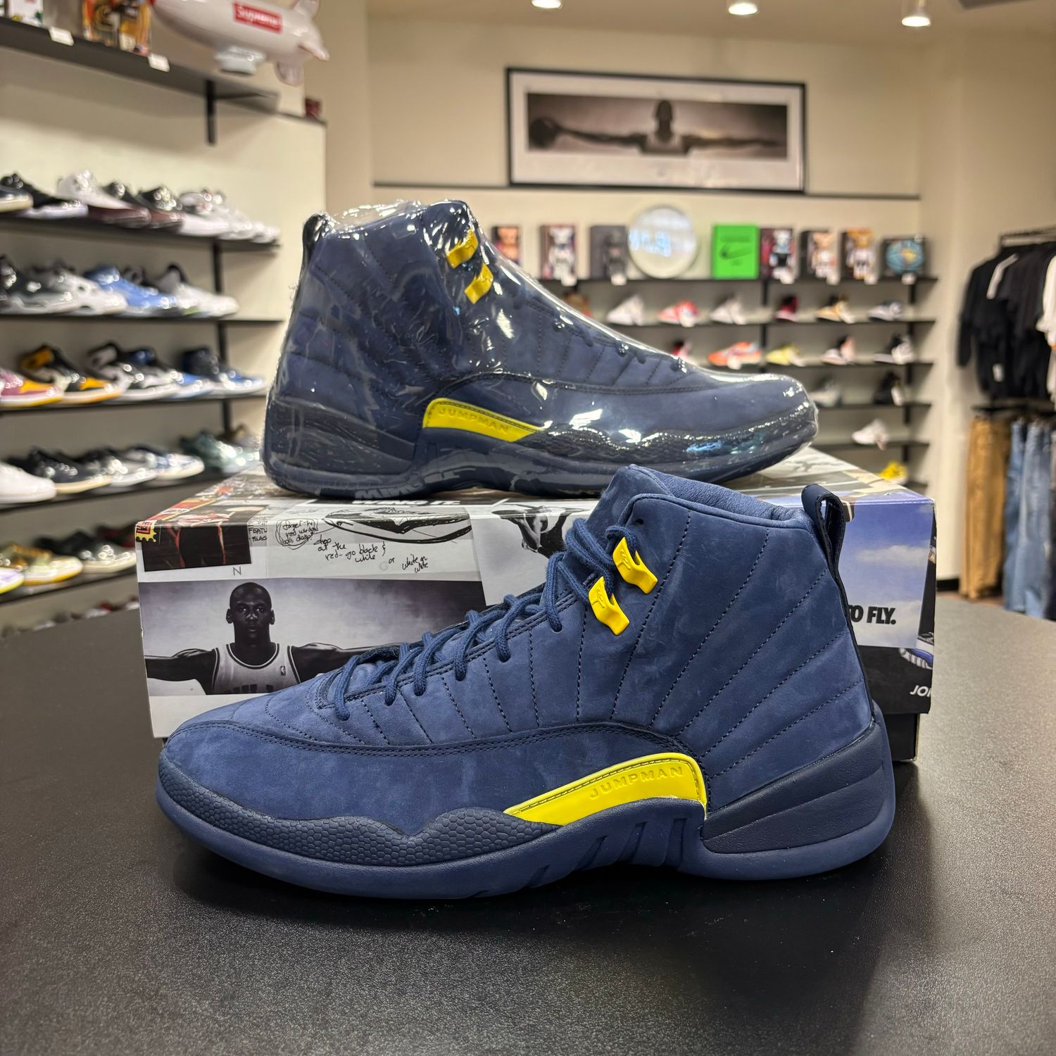 NEW AIR JORDAN 12 MICHIGAN