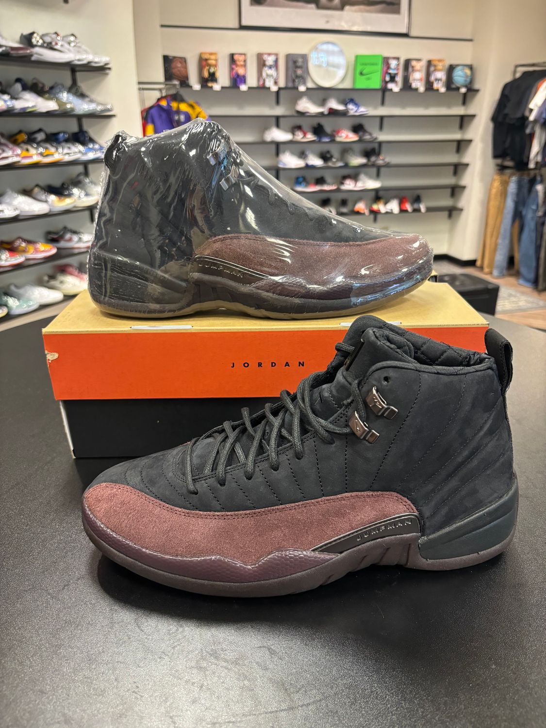 NEW AIR JORDAN 12 A MA MANIERE BLACK (W)