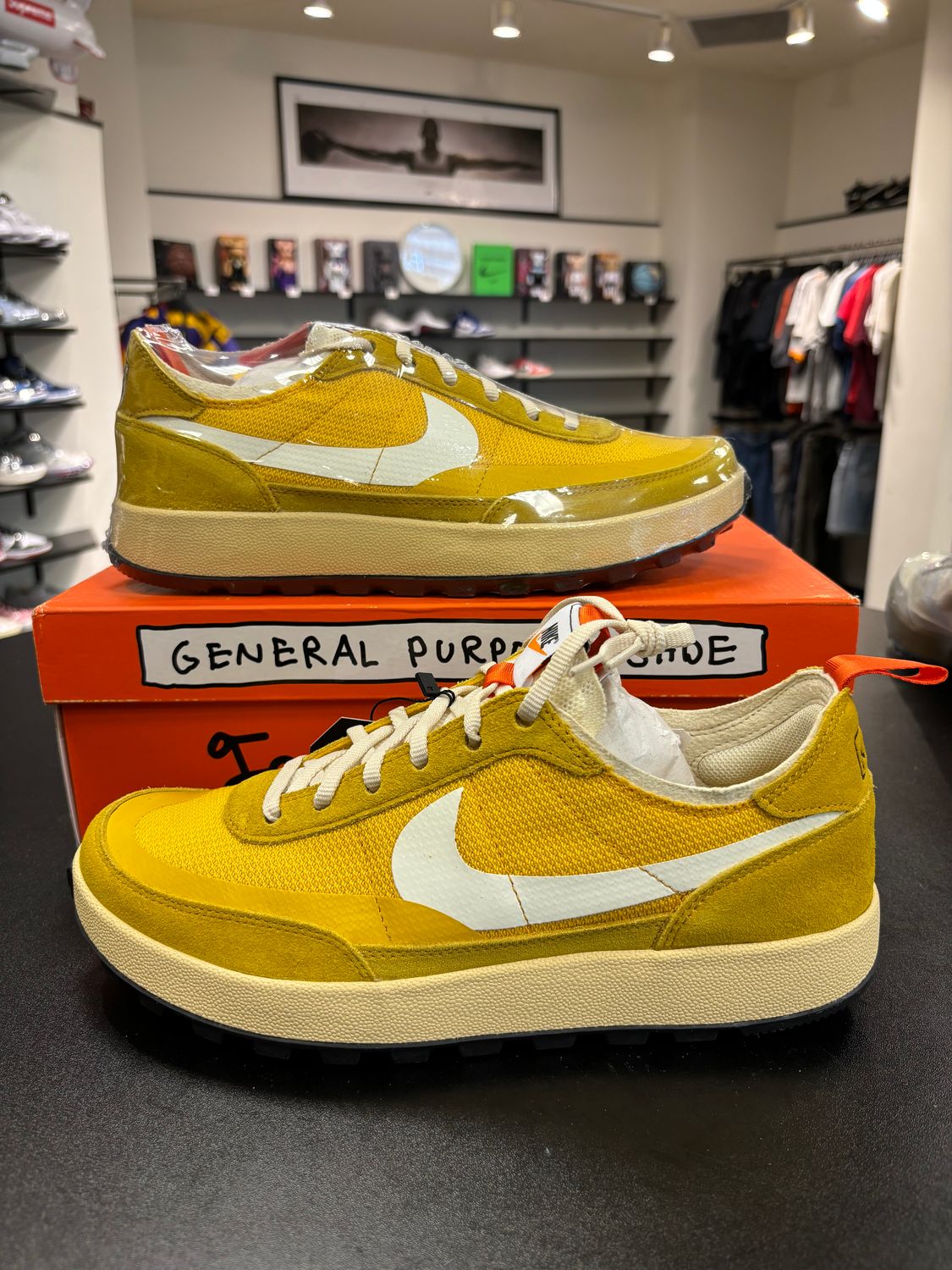 NEW NIKE TOM SACHS GENERAL PURPOSE SHOE DARK SULFUR