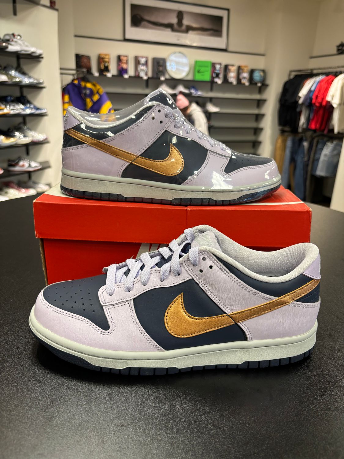 NEW NIKE DUNK LOW COPPER SWOOSH