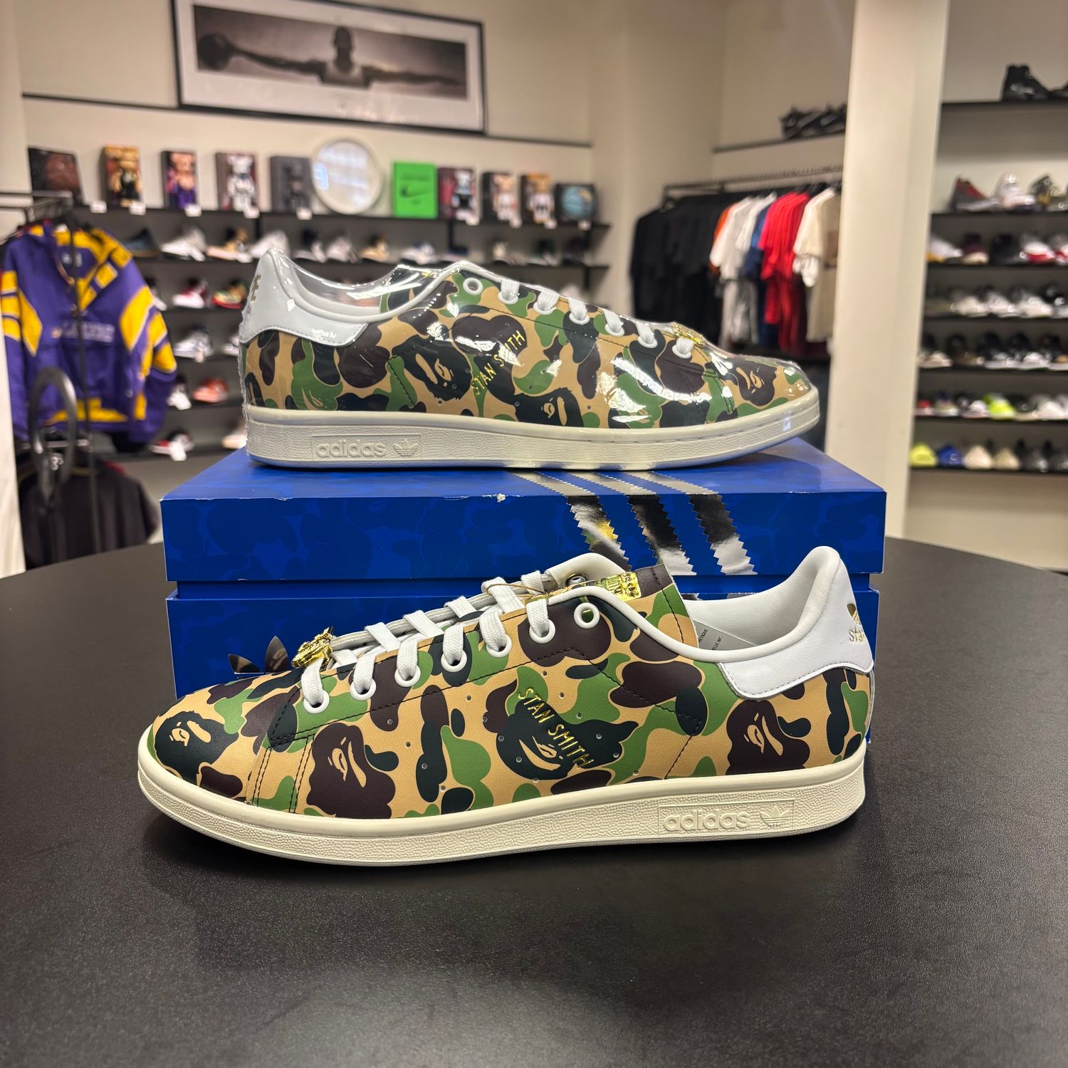 NEW ADIDAS SUPERSTAR BAPE ABC CAMO GREEN 