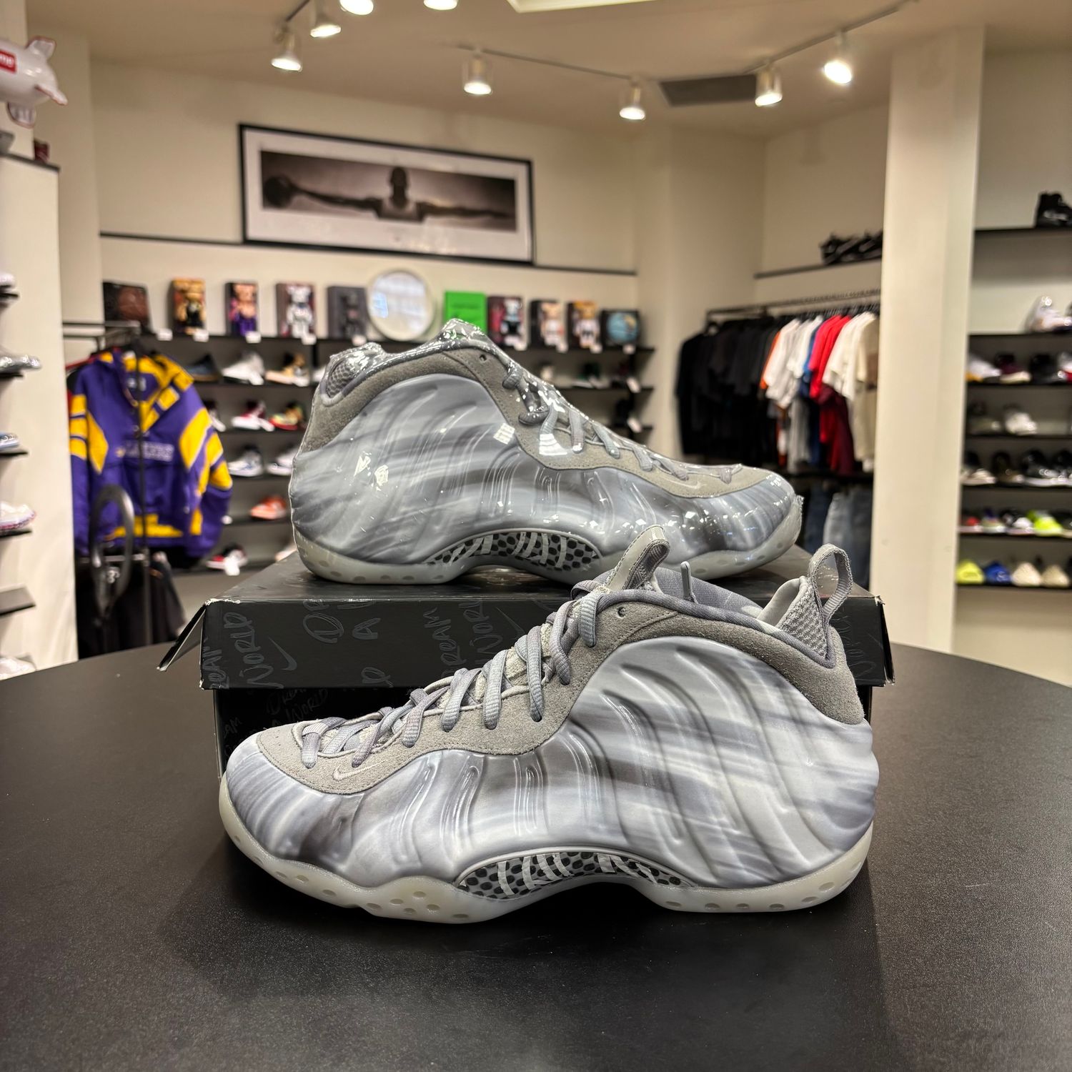 NEW NIKE AIR FOAMPOSITE ONE DREAM A WORLD GREY