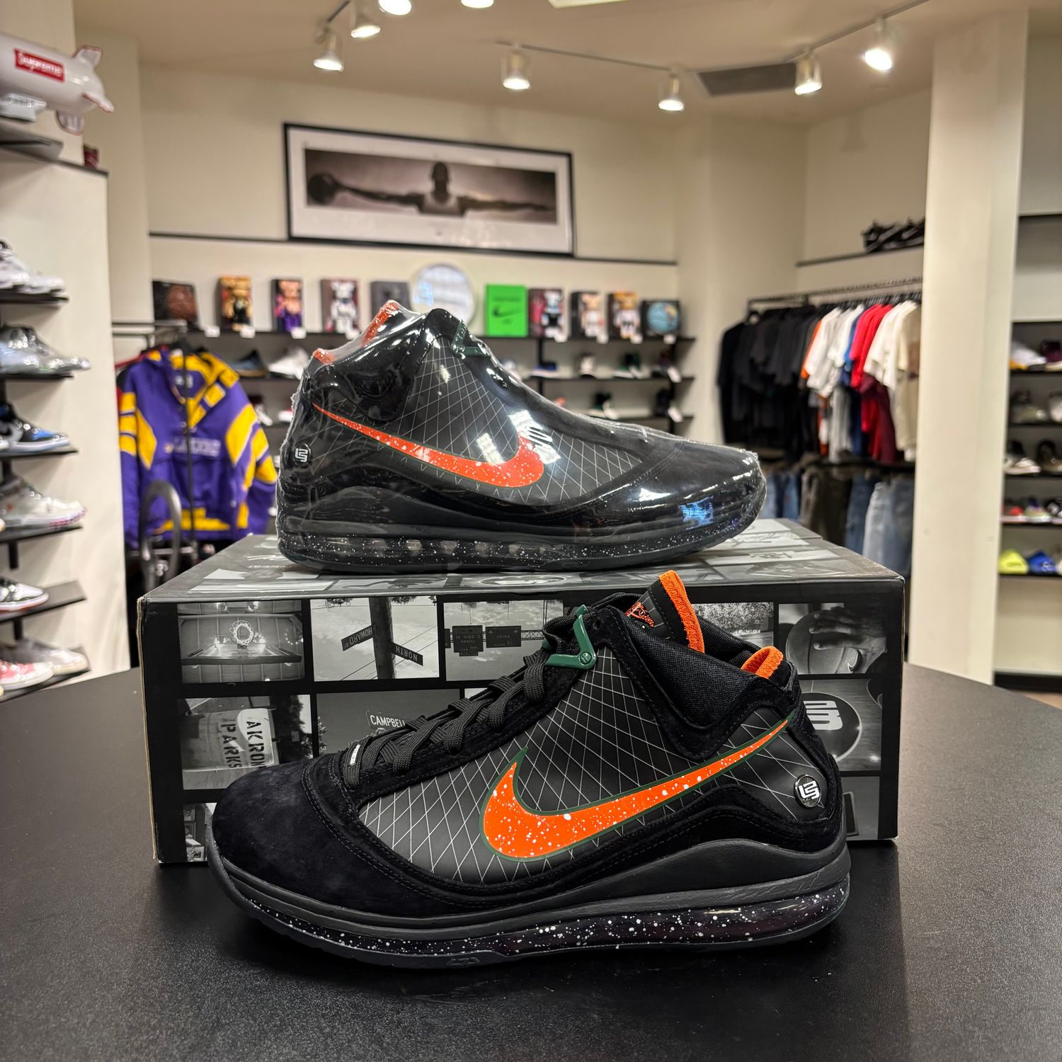NEW NIKE LEBRON 7 FLORIDA A&amp;M UNIV. BLACK