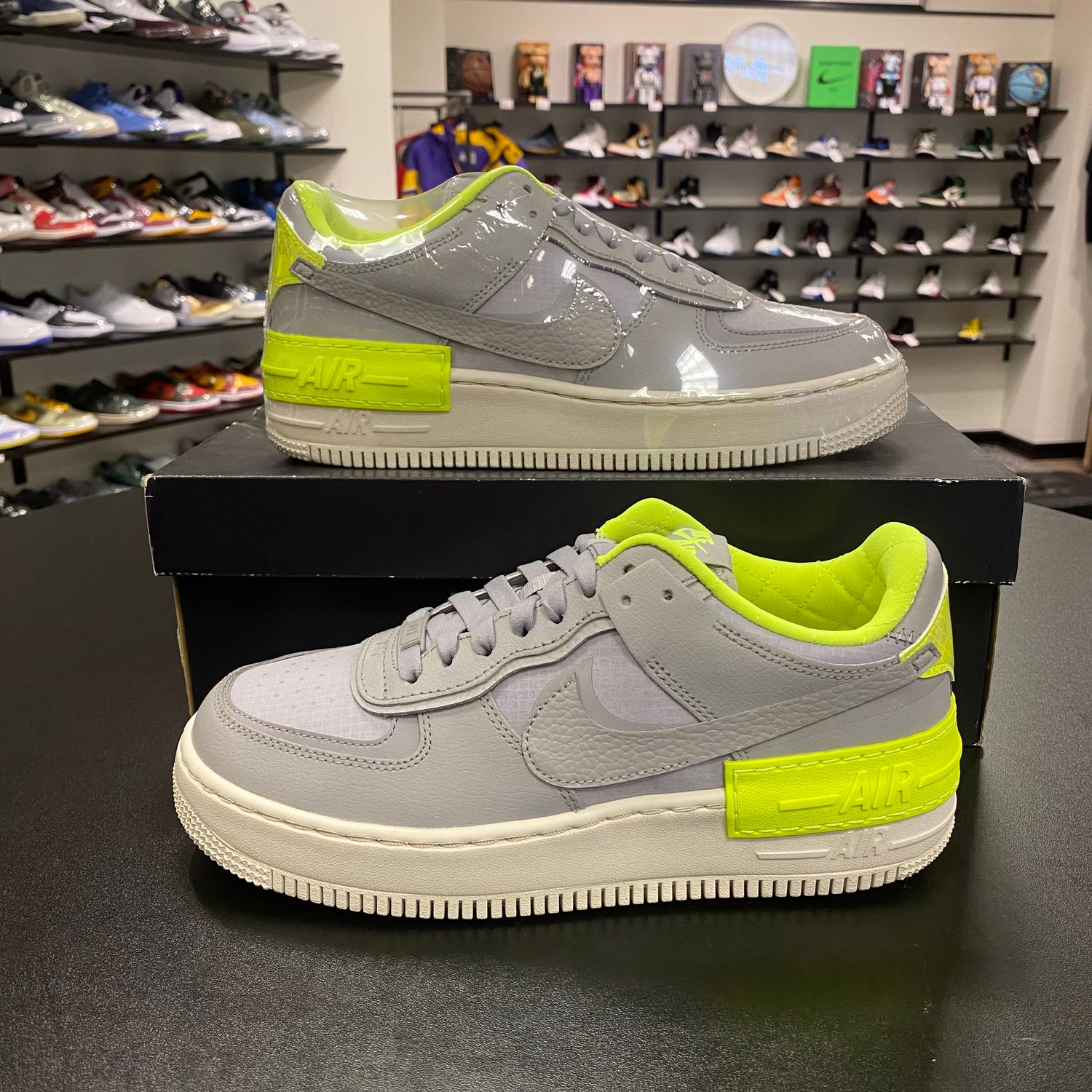 NEW NIKE AIR FORCE 1 LOW SHADOW GREY GREEN (W)