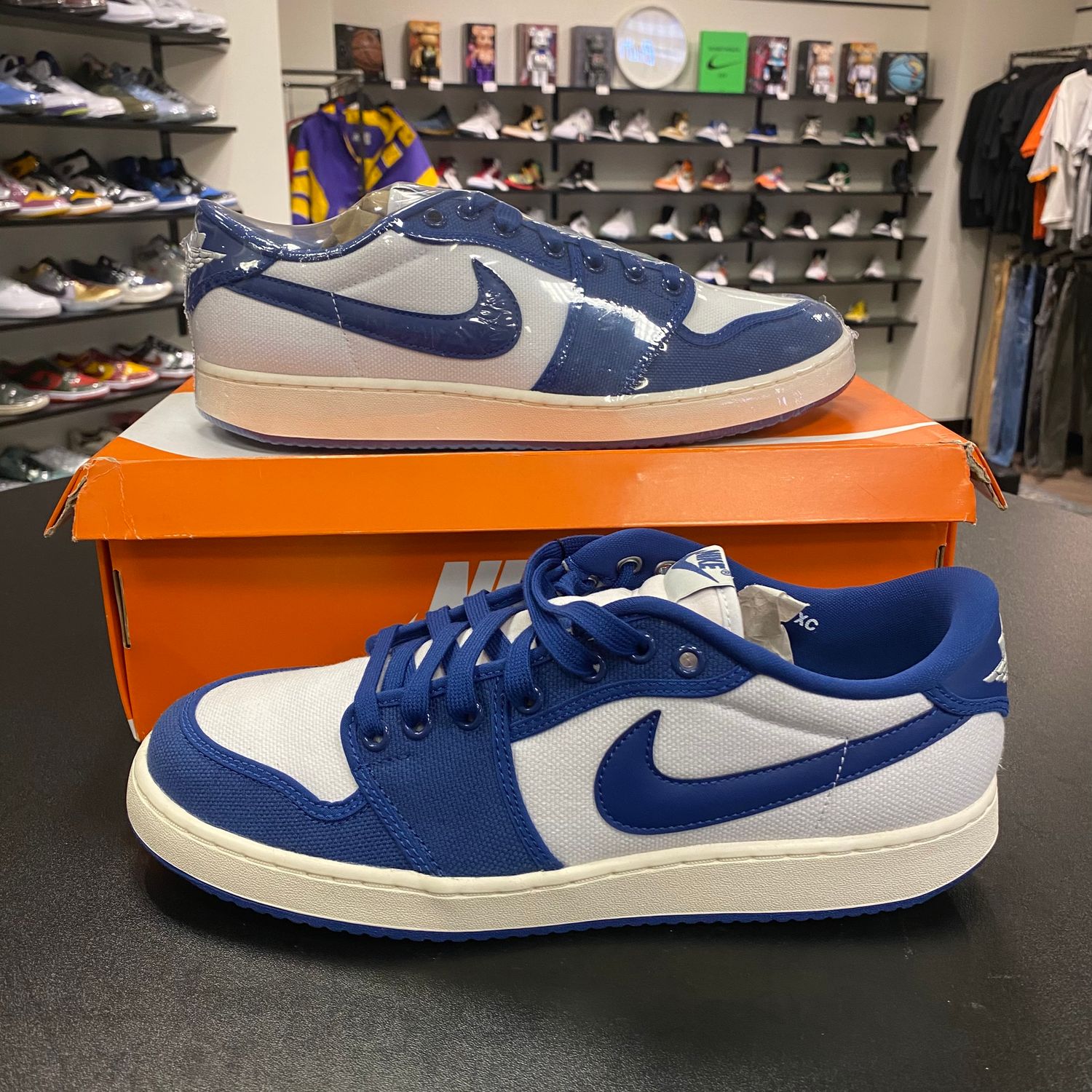 NEW AIR JORDAN 1 AJKO LOW BLUE WHITE