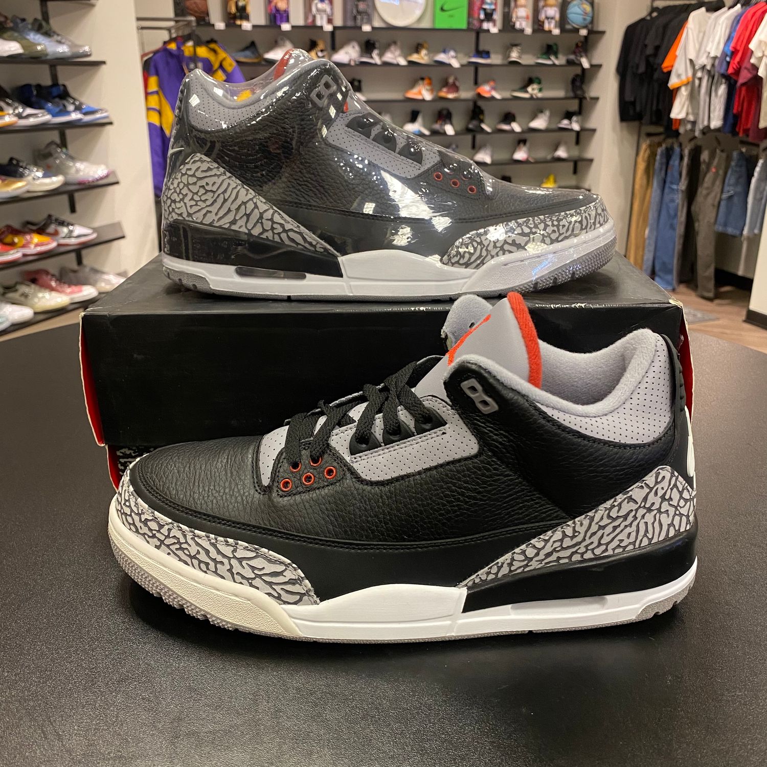 NEW AIR JORDAN 3 BLACK CEMENT 2018