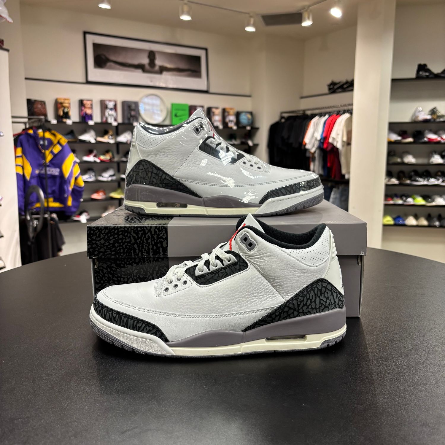 NEW AIR JORDAN 3 CEMENT GREY 