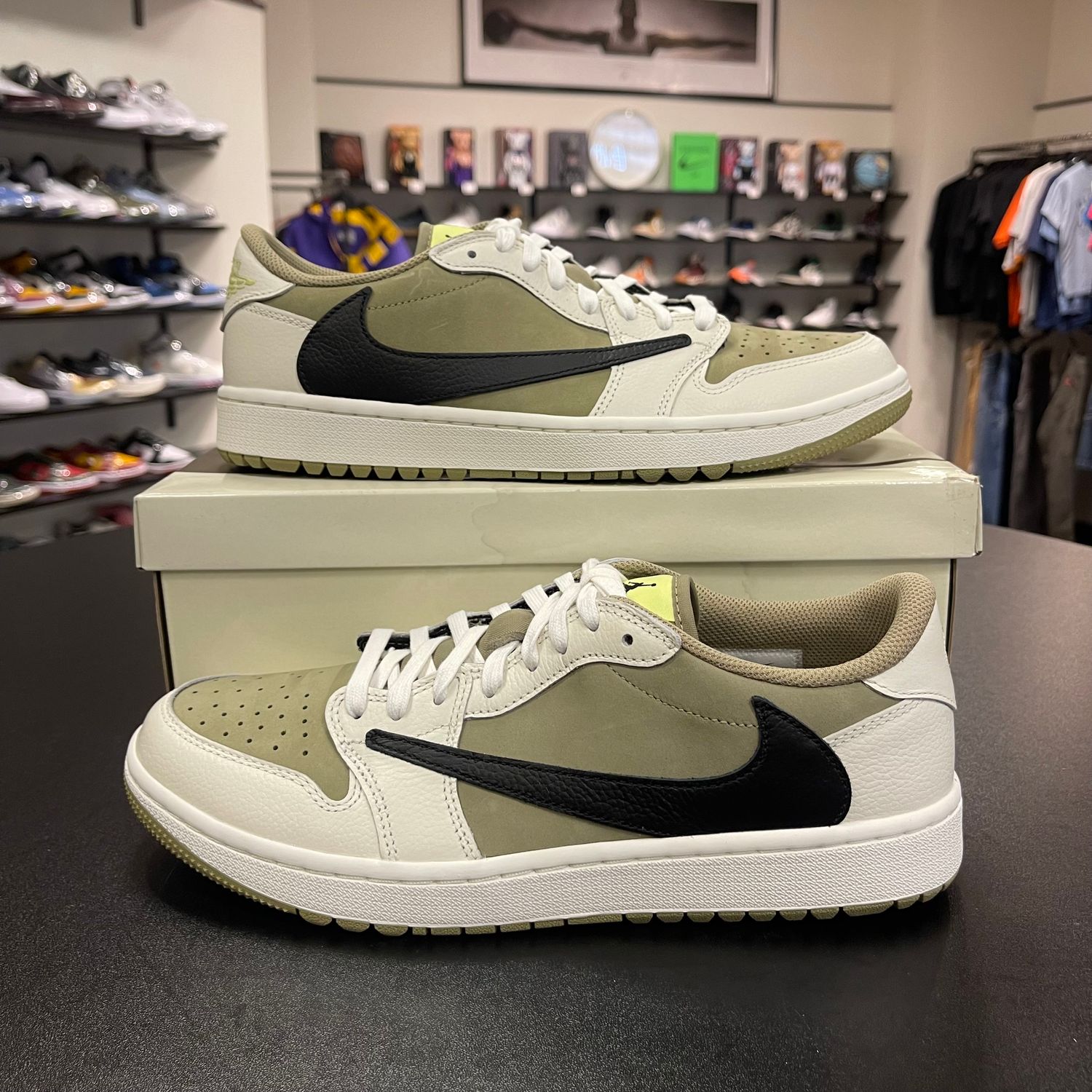 NEW AIR JORDAN 1 LOW GOLF TRAVIS SCOTT