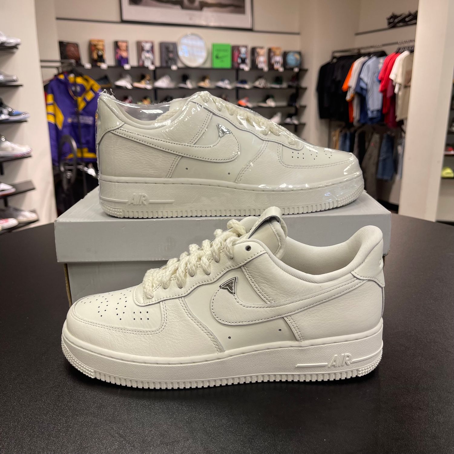 NEW NIKE AIR FORCE 1 LOW NEEDLEWORK SAIL AURA  (W)
