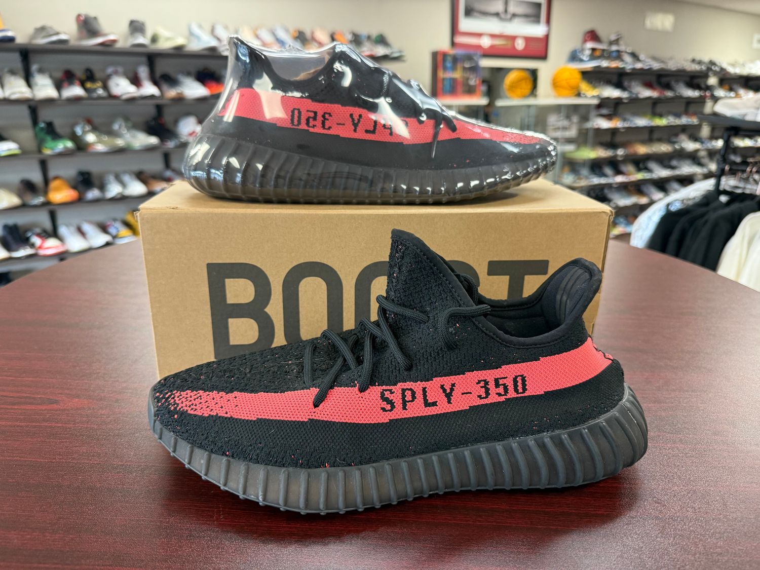 NEW ADIDAS YEEZY 350 V2 CORE RED