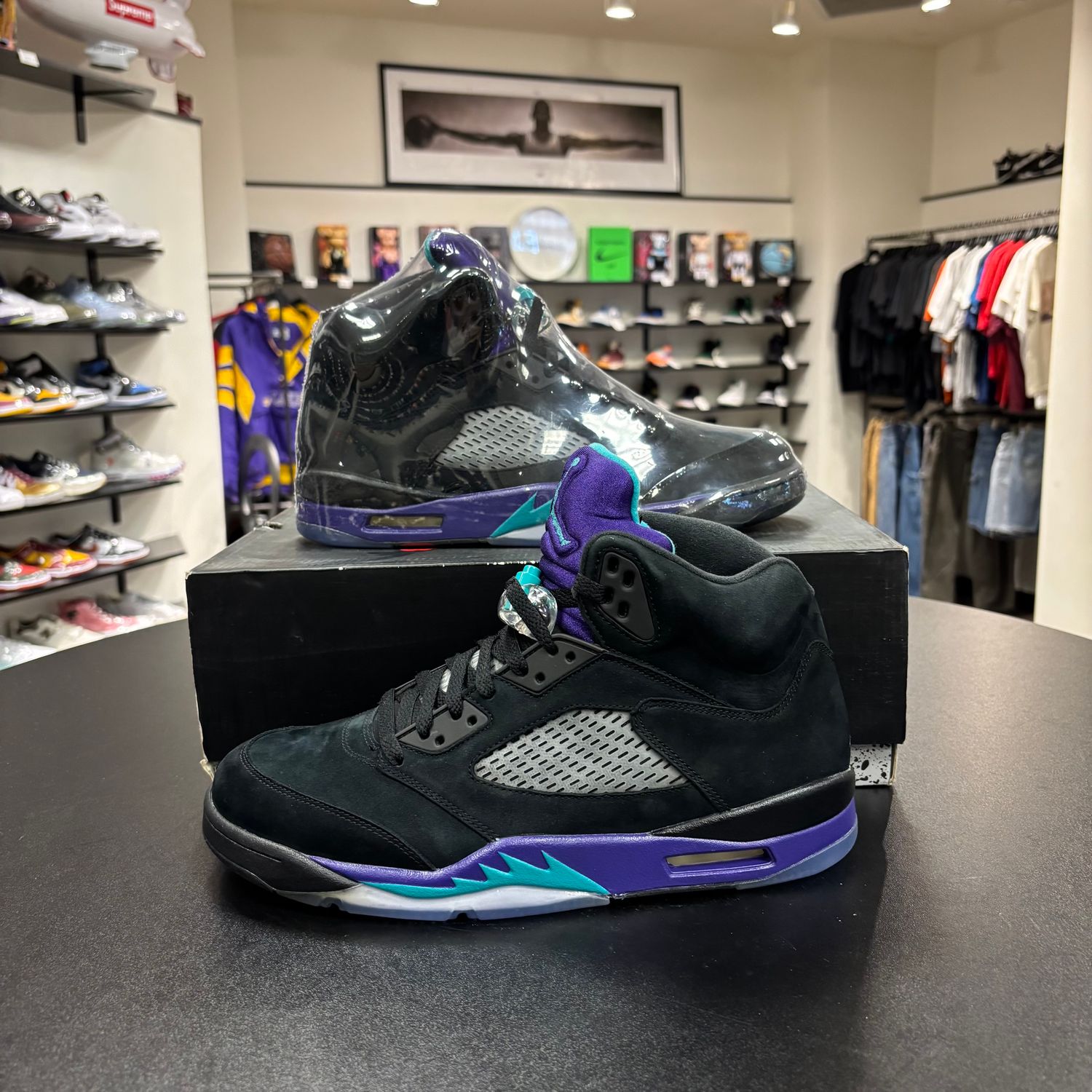 NEW AIR JORDAN 5 BLACK GRAPE 2013