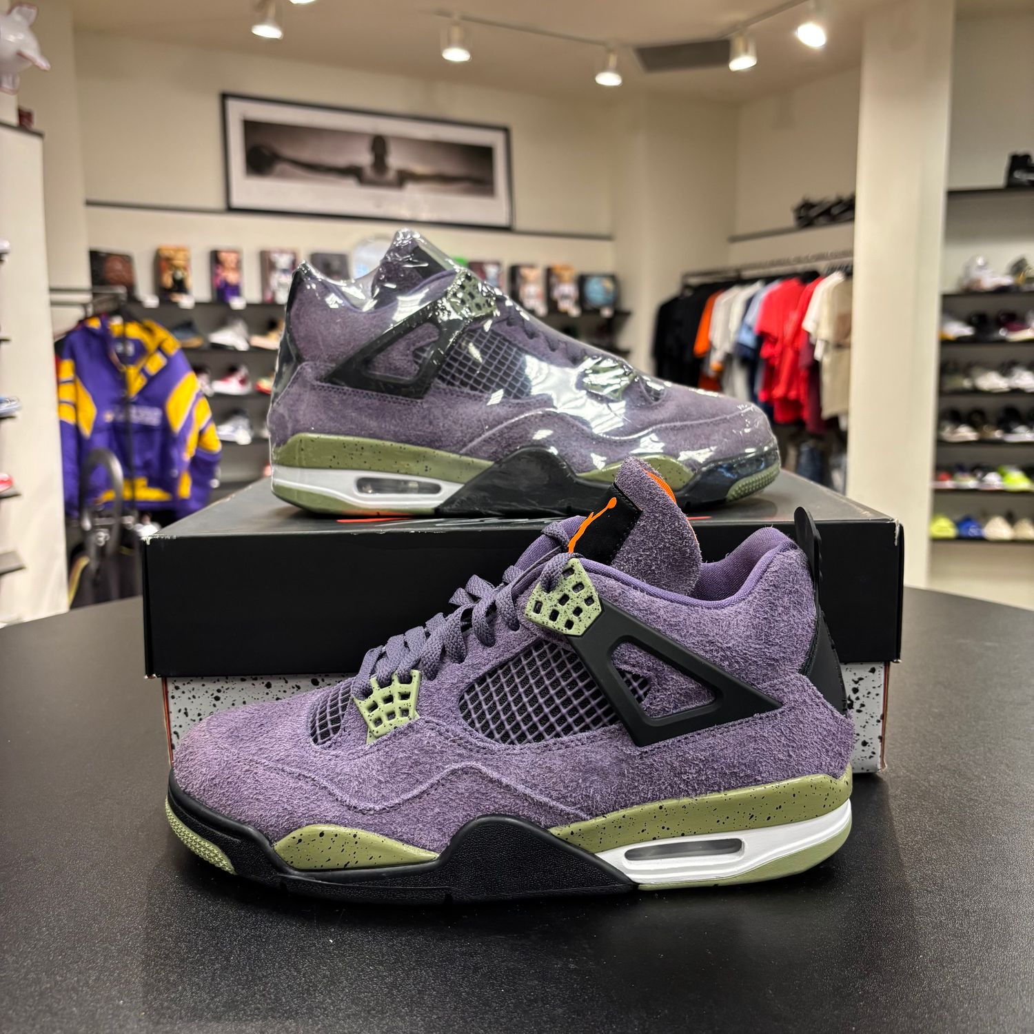 NEW AIR JORDAN 4 CANYON PURPLE (W)