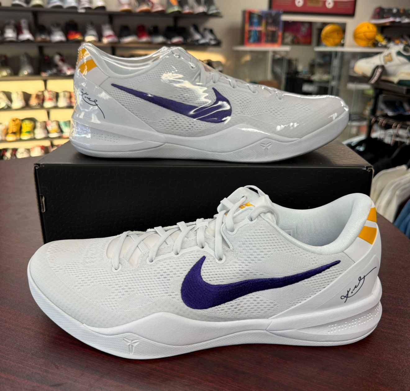 NEW NIKE KOBE 8 PROTRO LAKERS HOME