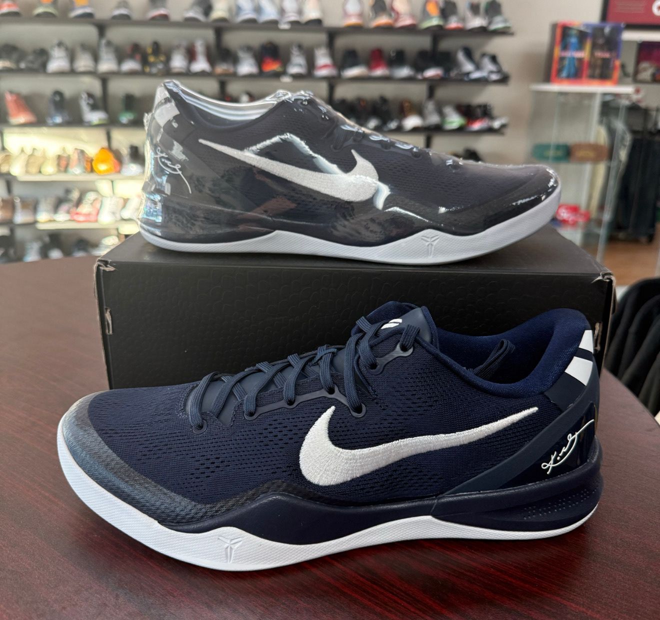 NEW NIKE KOBE 8 PROTRO COLLEGE NAVY 