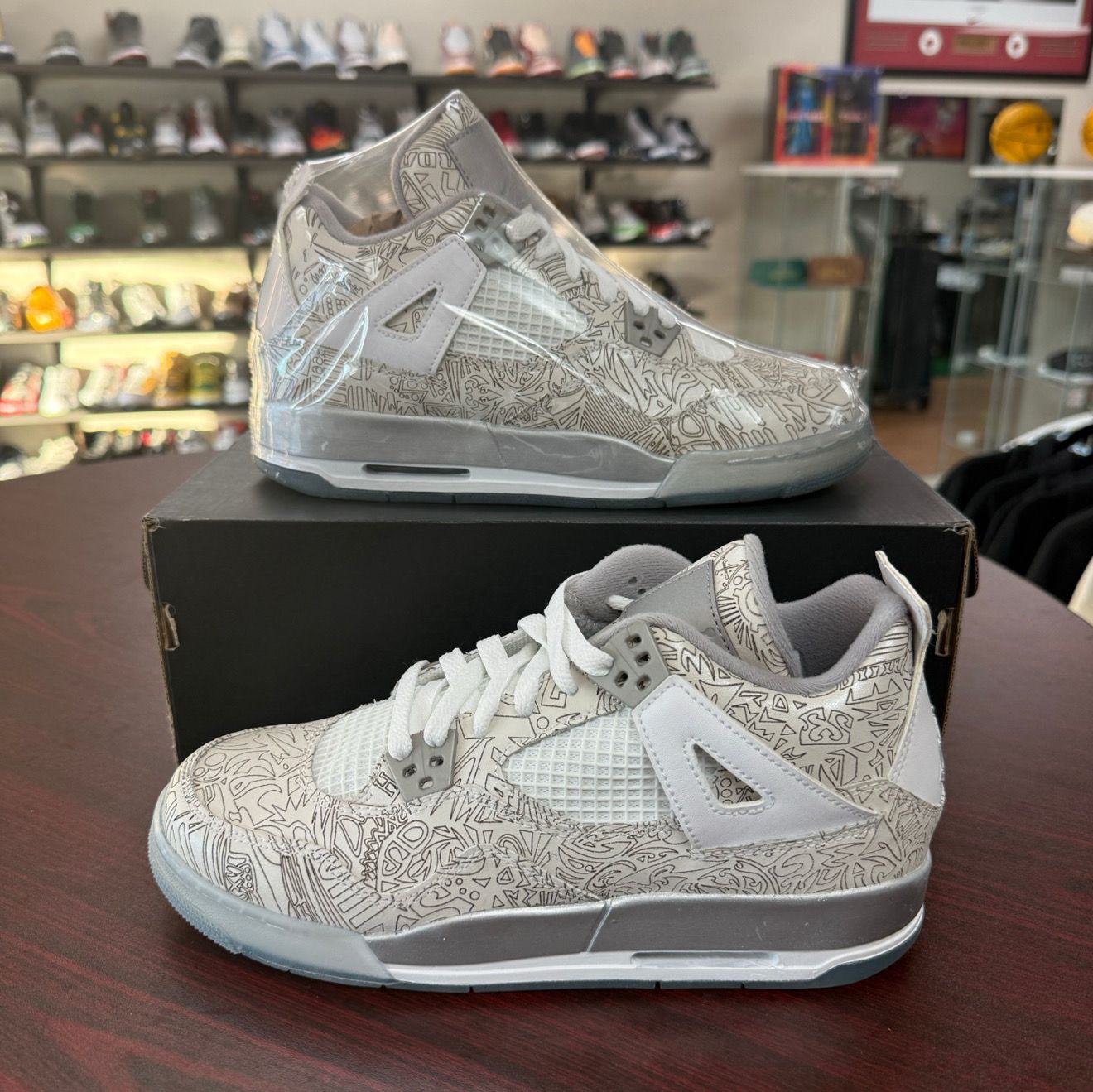 NEW AIR JORDAN 4 LASER 