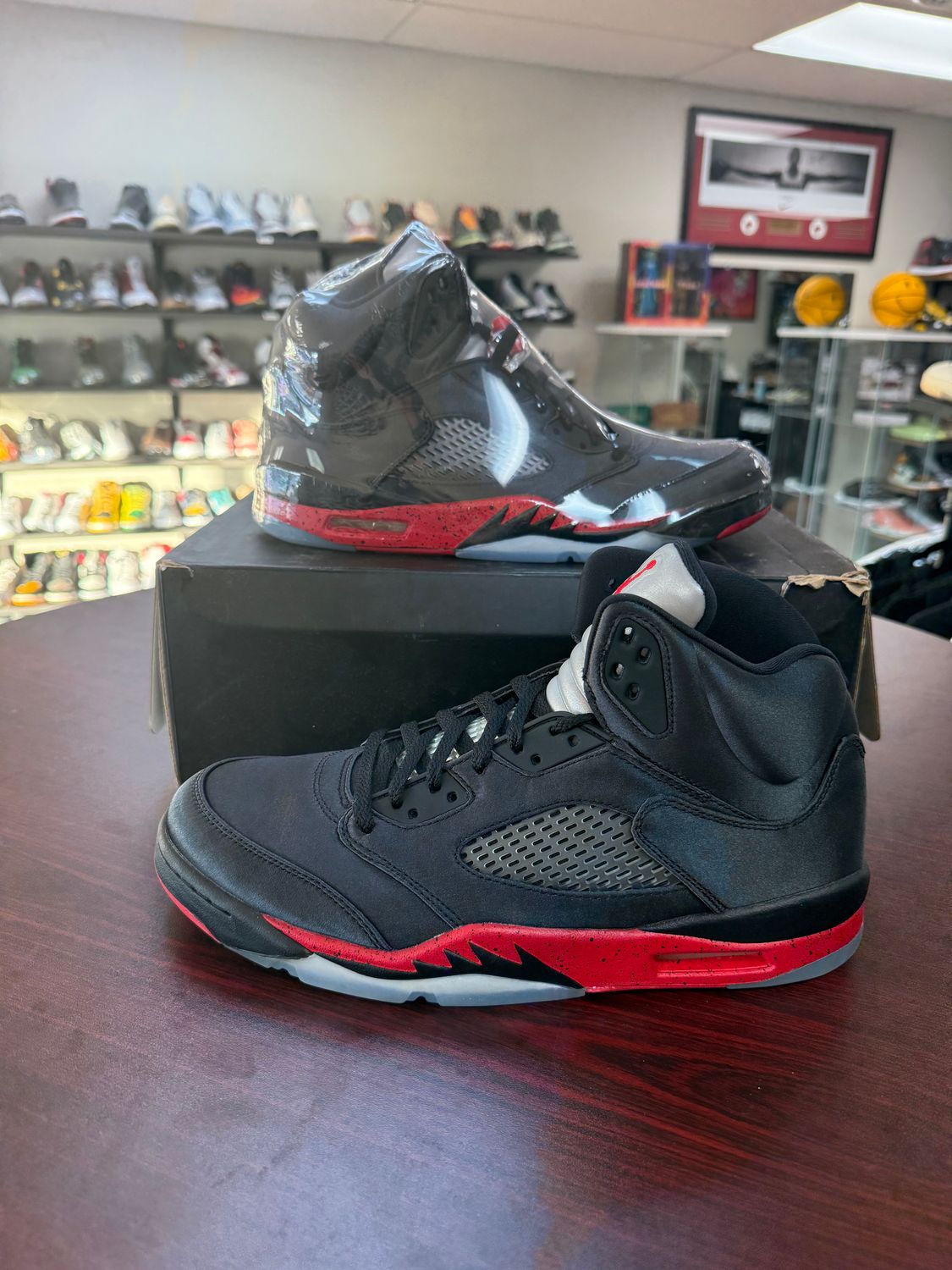 NEW AIR JORDAN 5 SATIN BRED