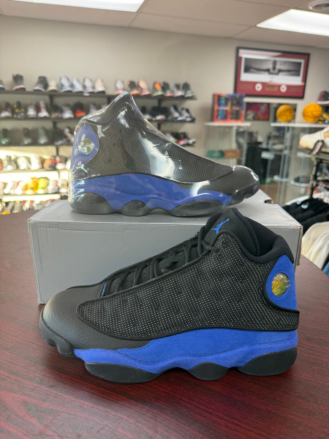 NEW AIR JORDAN 13 HYPER ROYAL BLACK