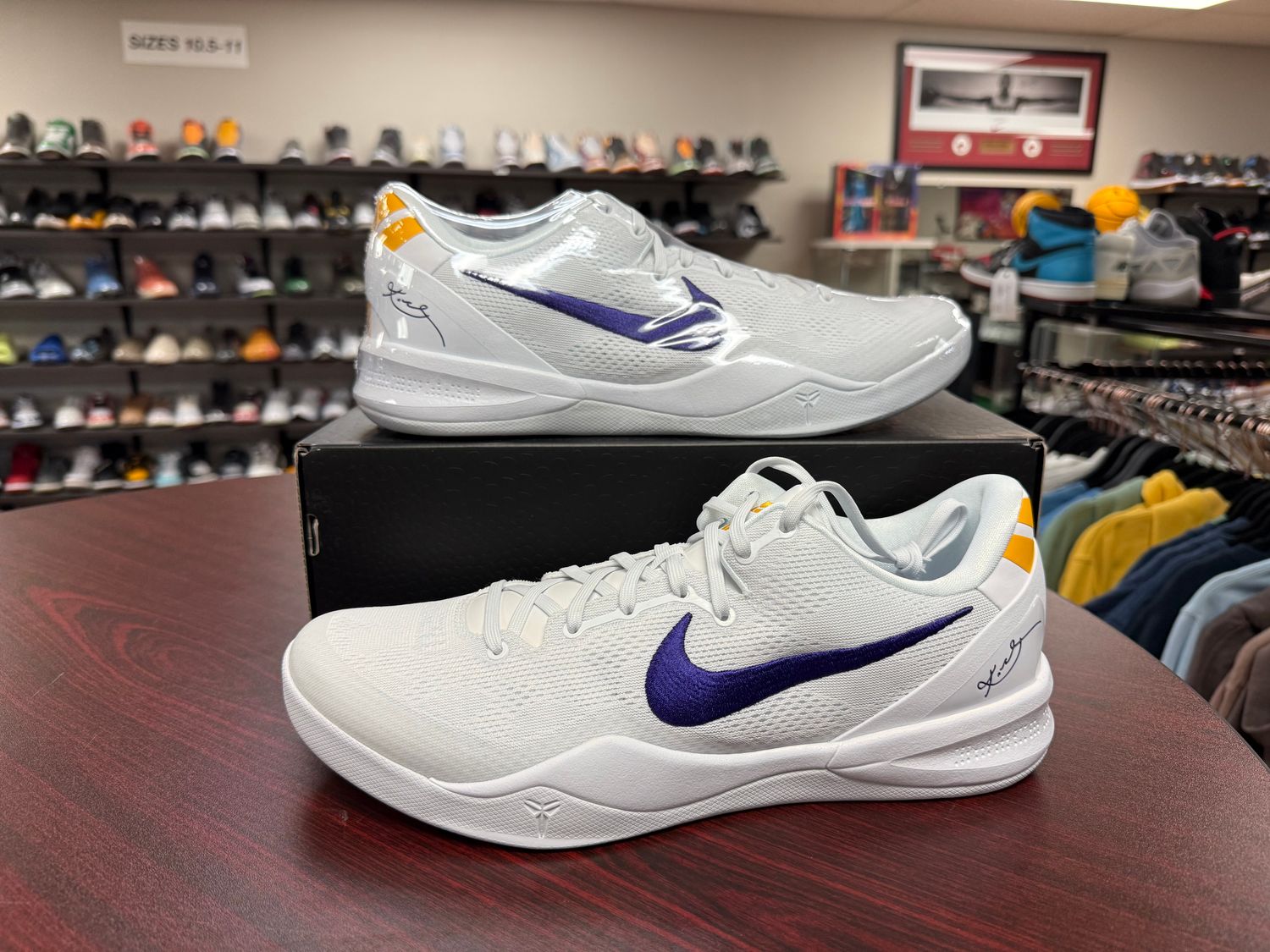 NEW NIKE AIR FORCE 1 LOW KOBE LAKERS HOME