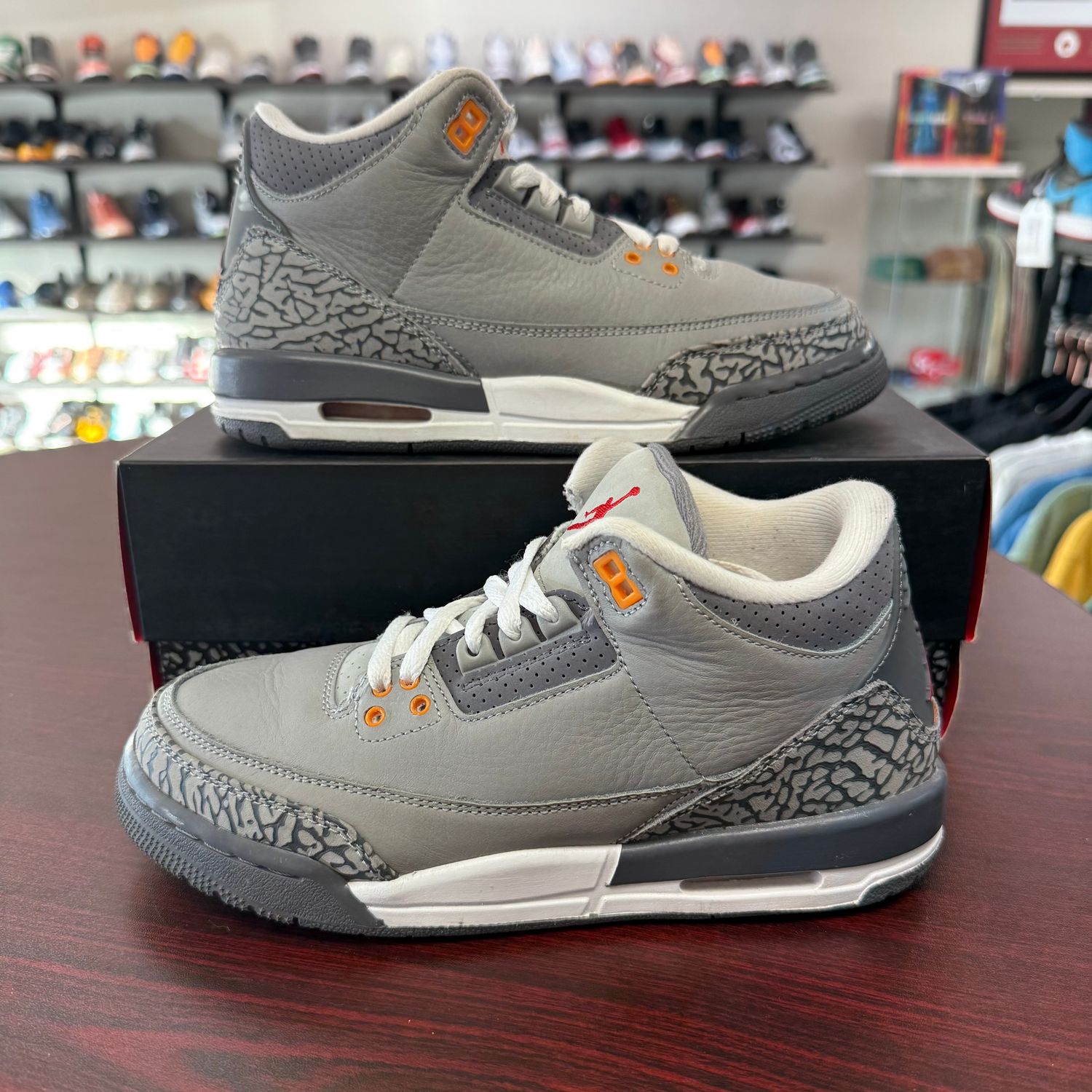 PO AIR JORDAN 3 COOL GREY SIZE 6.5