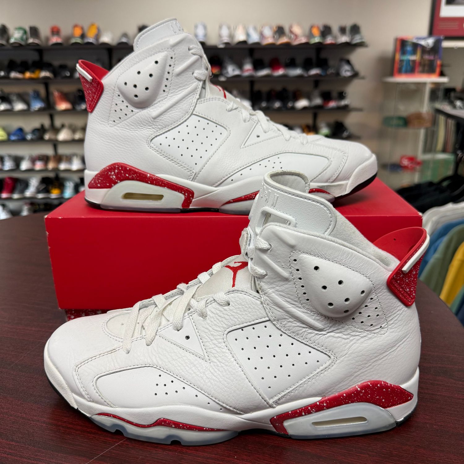 PO AIR JORDAN 6 RED OREO SIZE 12