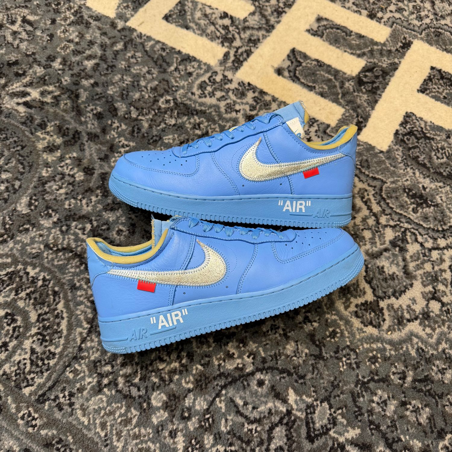 PO NB NIKE AIR FORCE 1 LOW OFF-WHITE MCA UNIVERSITY BLUE SIZE 11