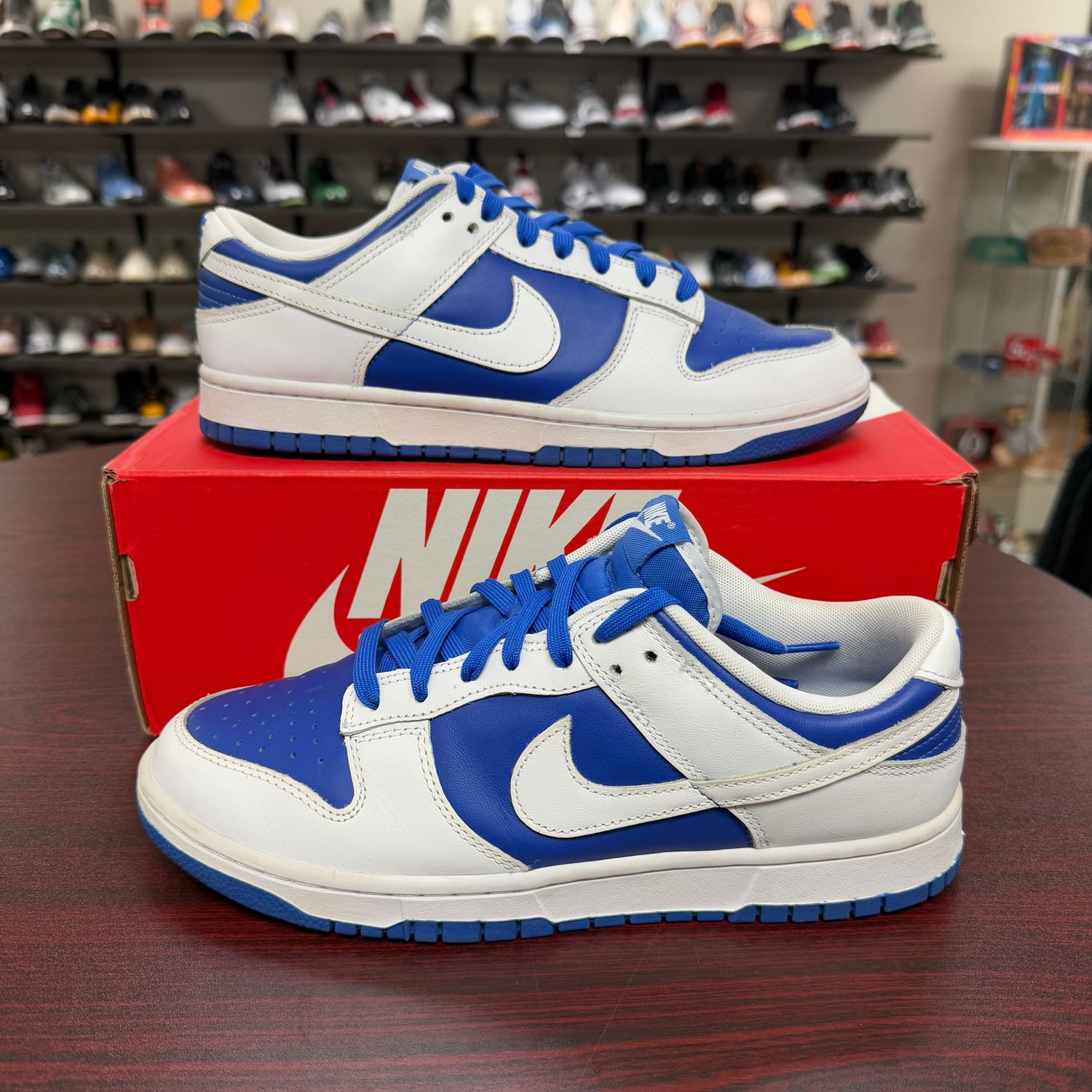 PO NIKE DUNK LOW RACER BLUE SIZE 9.5