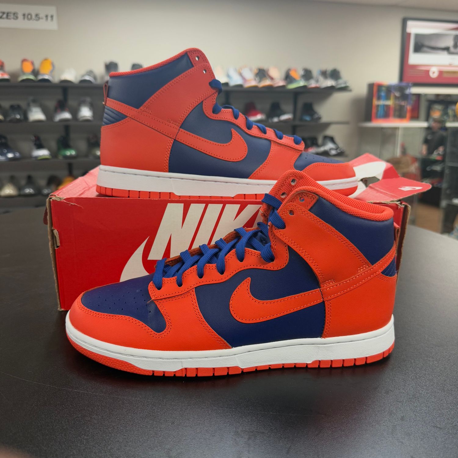 PO NIKE DUNK HIGH KNICKS SIZE 10