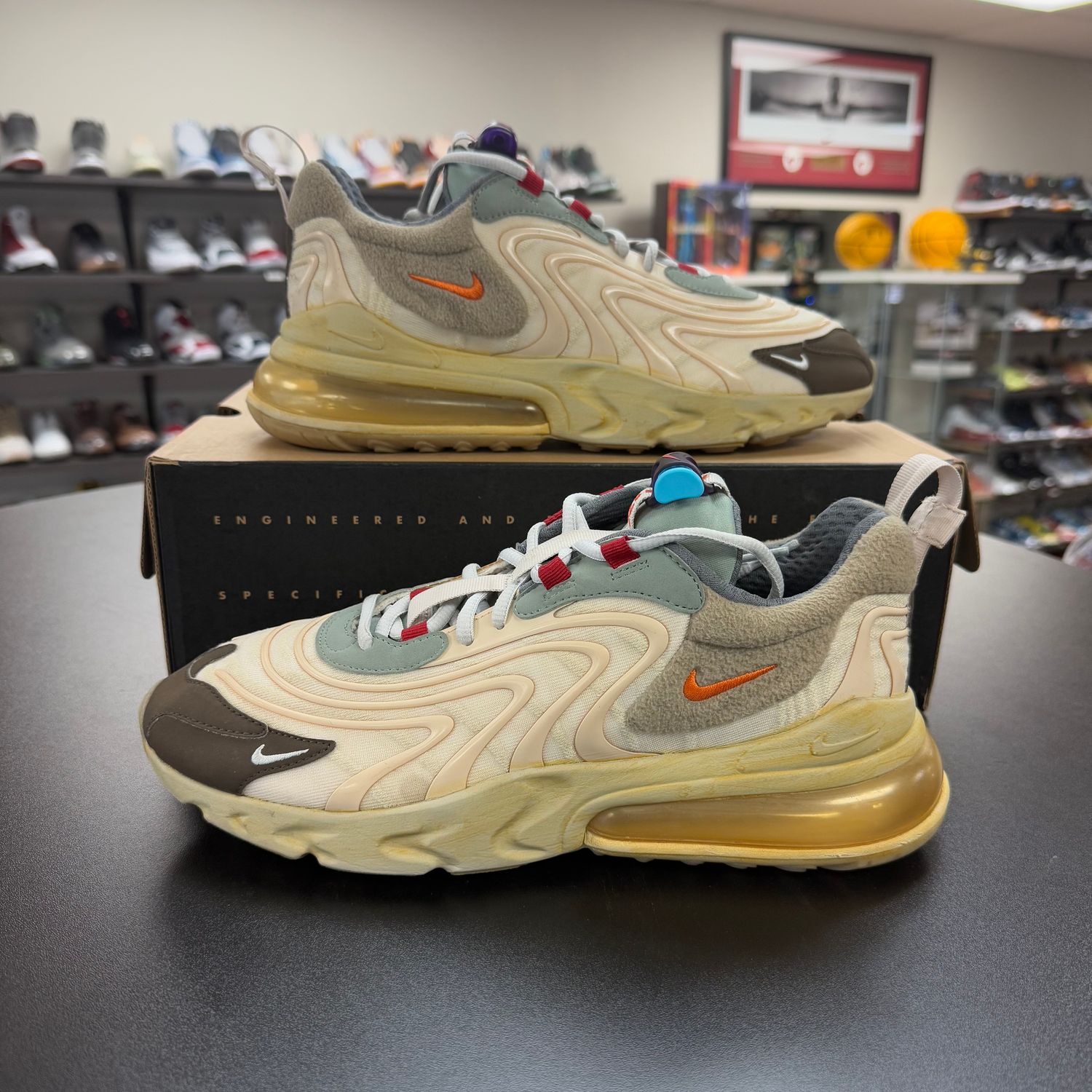 PO NIKE AIR MAX 270 TRAVIS SCOTT CACTUS TRAILS SIZE 10