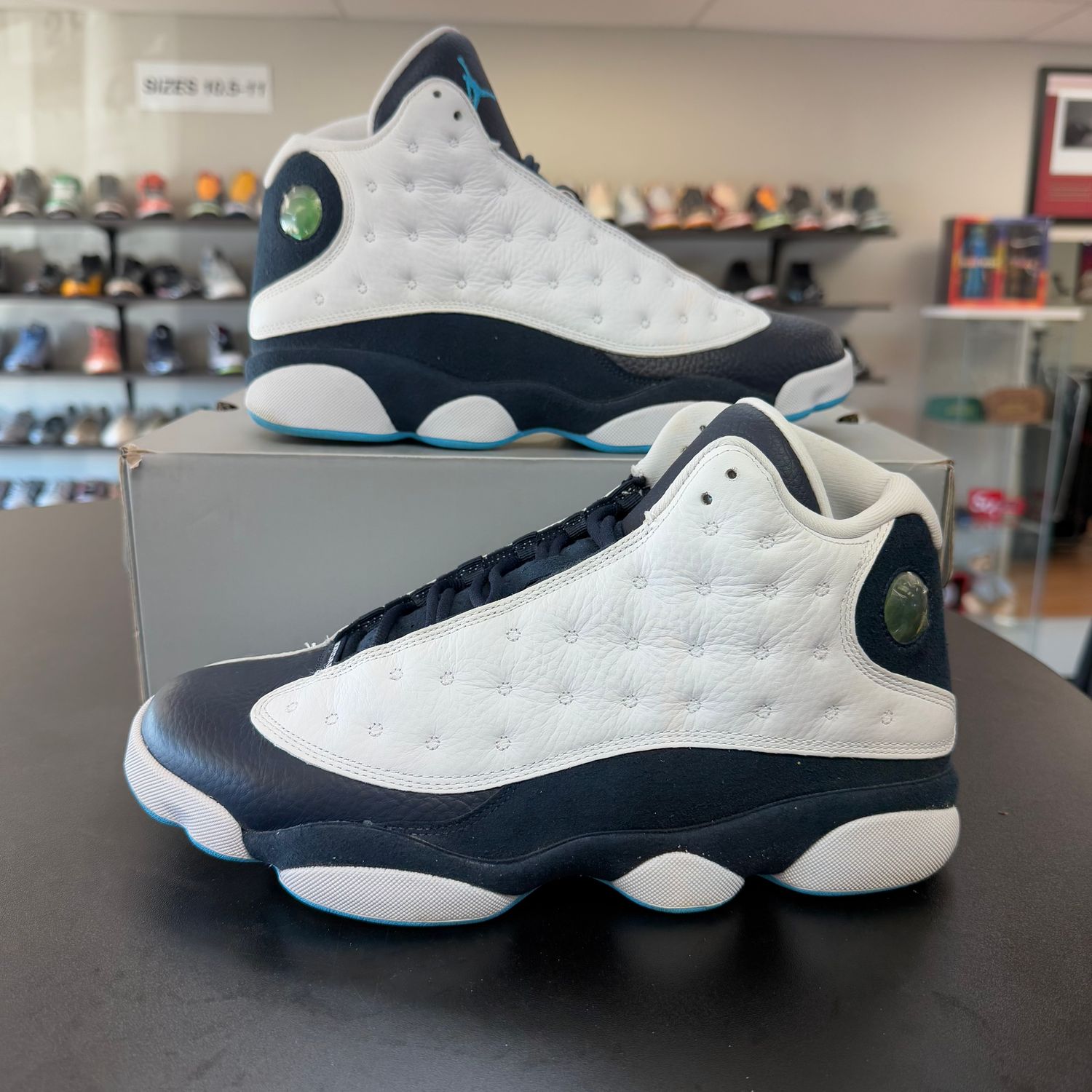 PO AIR JORDAN 13 OBSIDIAN SIZE 10.5