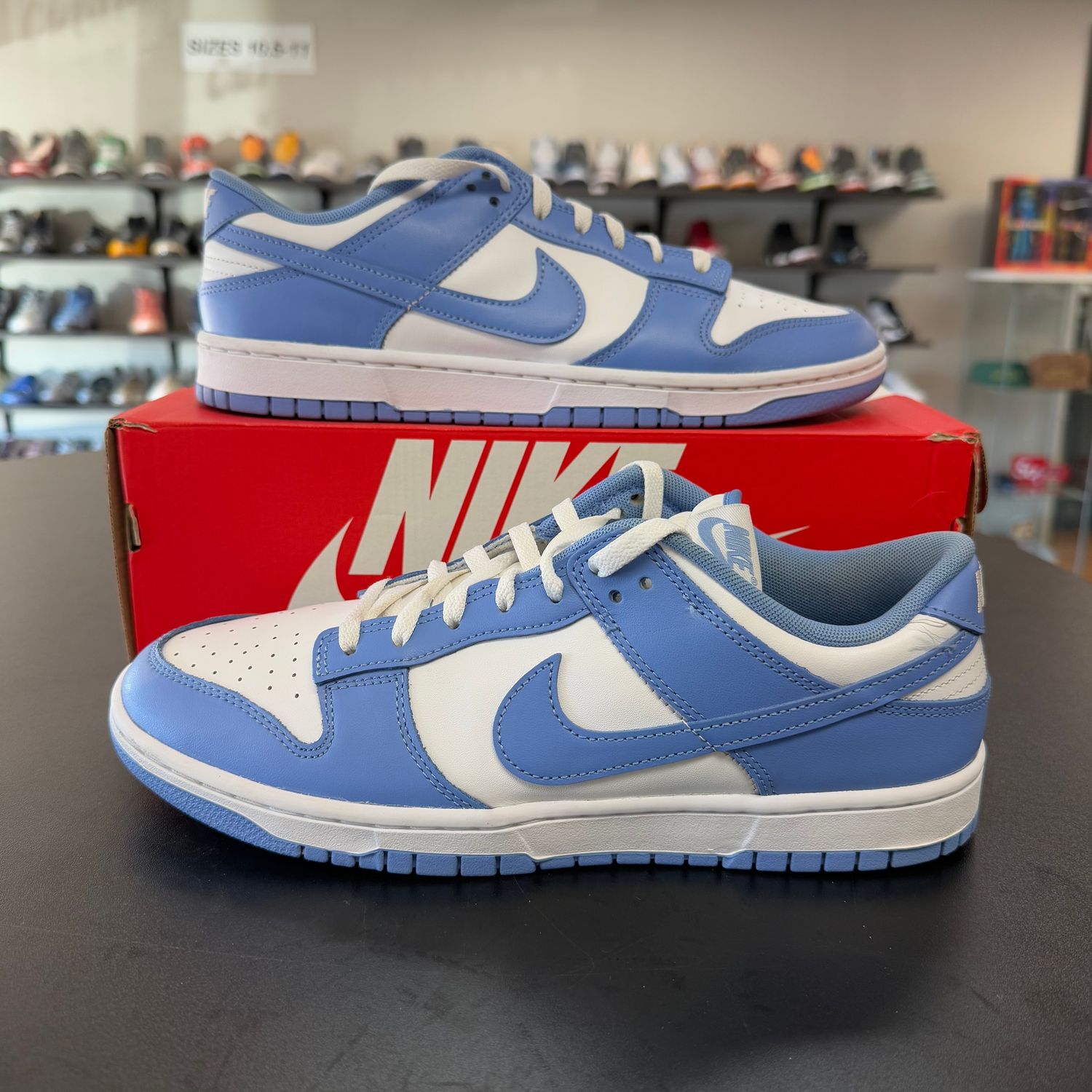 PO NIKE DUNK LOW POLAR BLUE SIZE 10.5