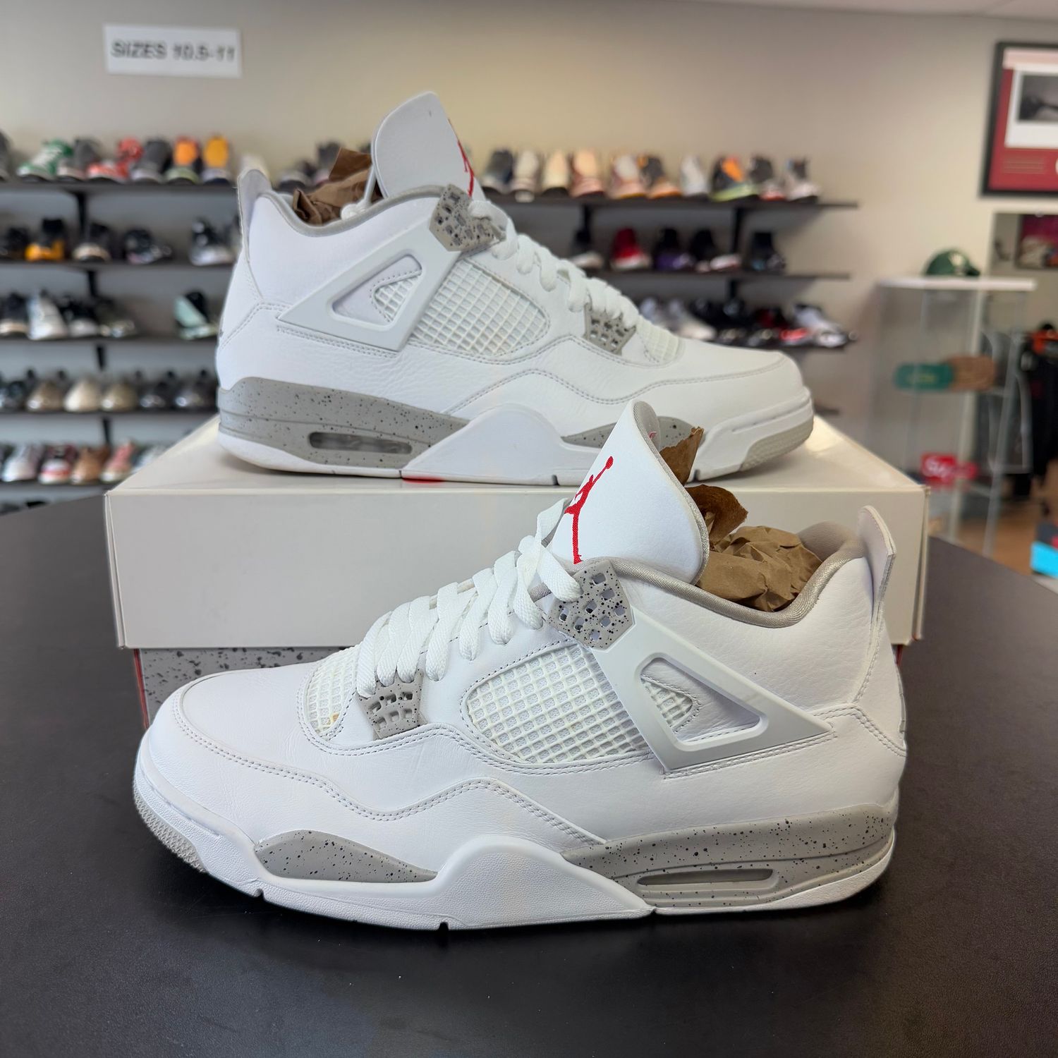 PO2 AIR JORDAN 4 WHITE OREO 2021 SIZE 12