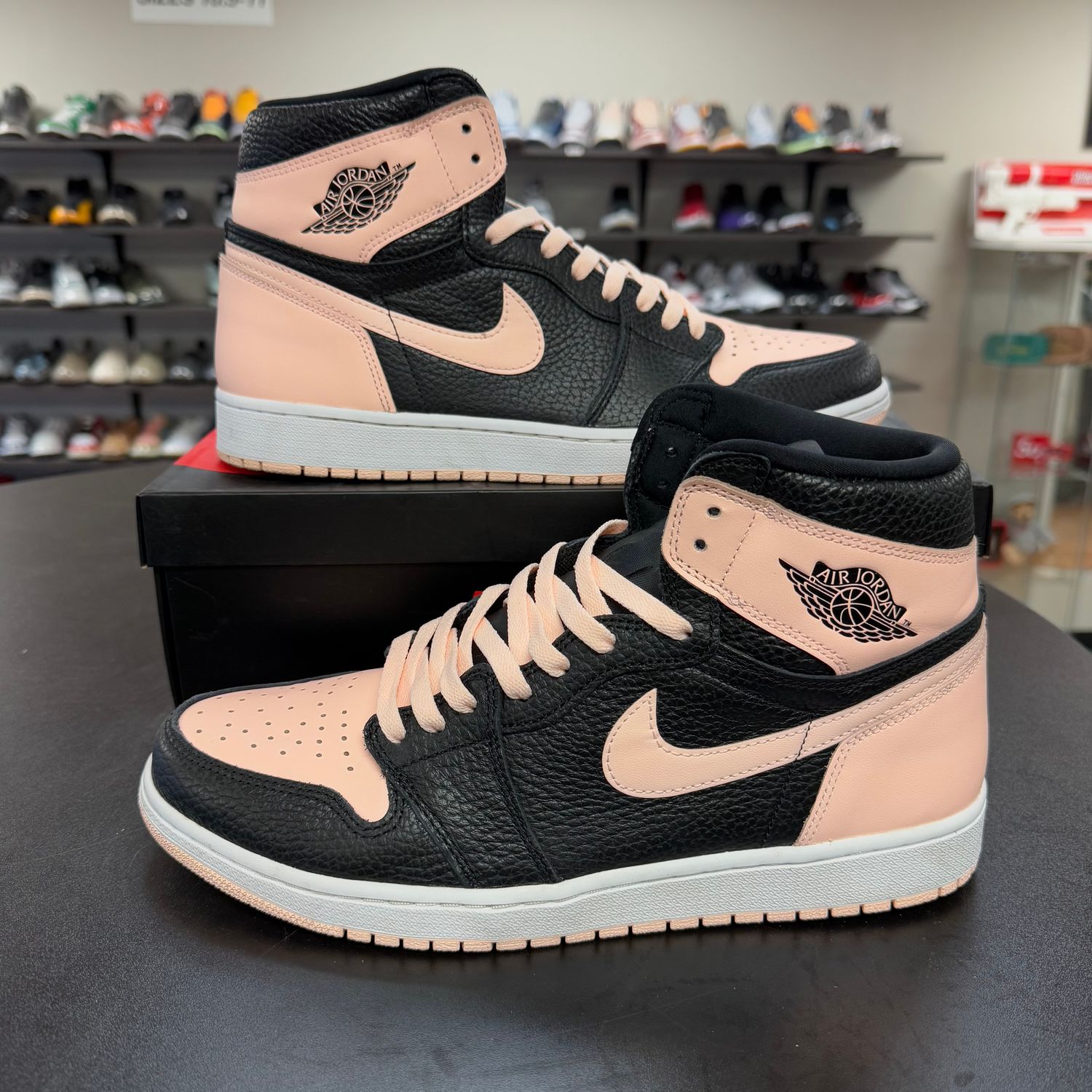 PO AIR JORDAN 1 BLACK CRIMSON TINT SIZE 12