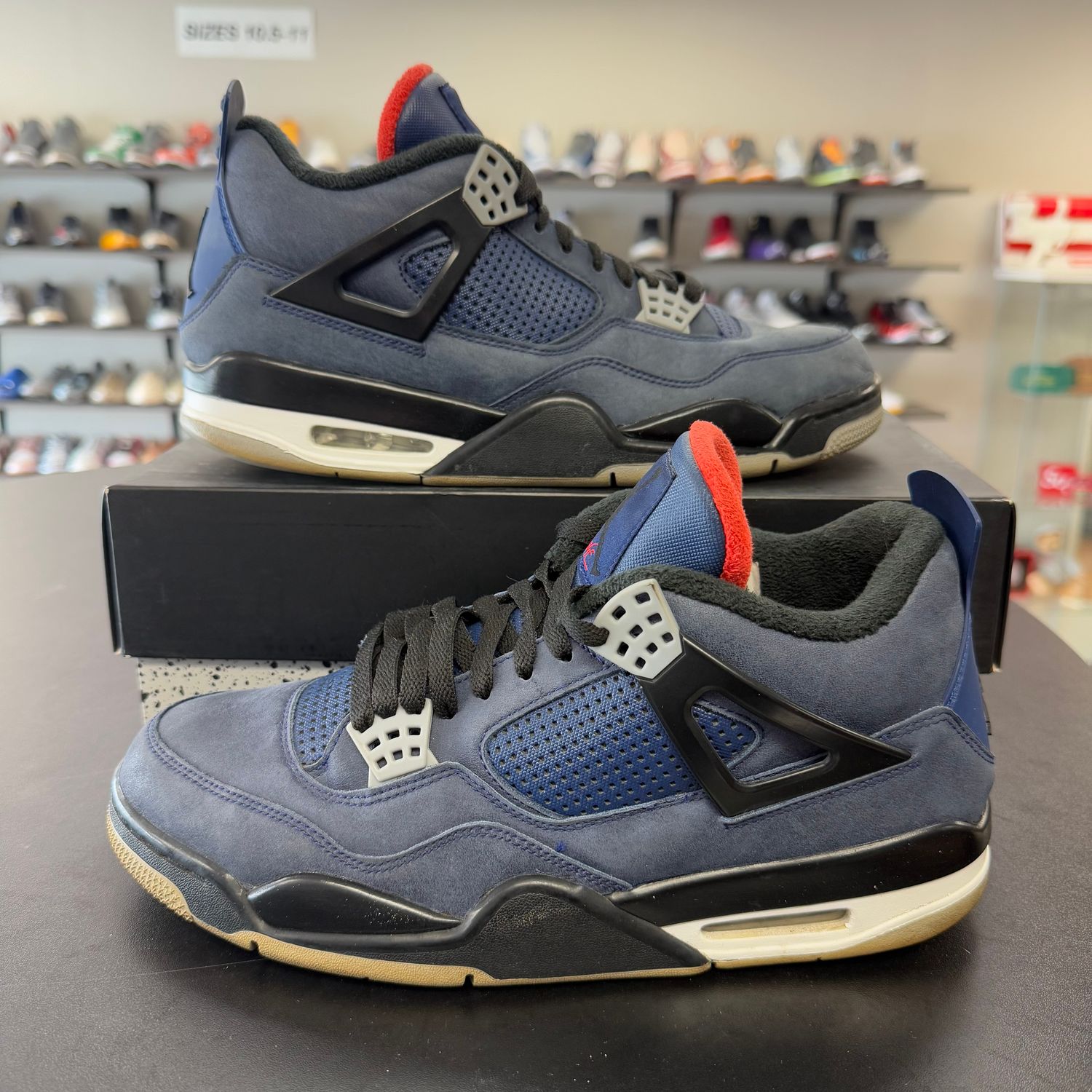 PO AIR JORDAN 4 WINTERIZED LOYAL BLUE SIZE 11.5