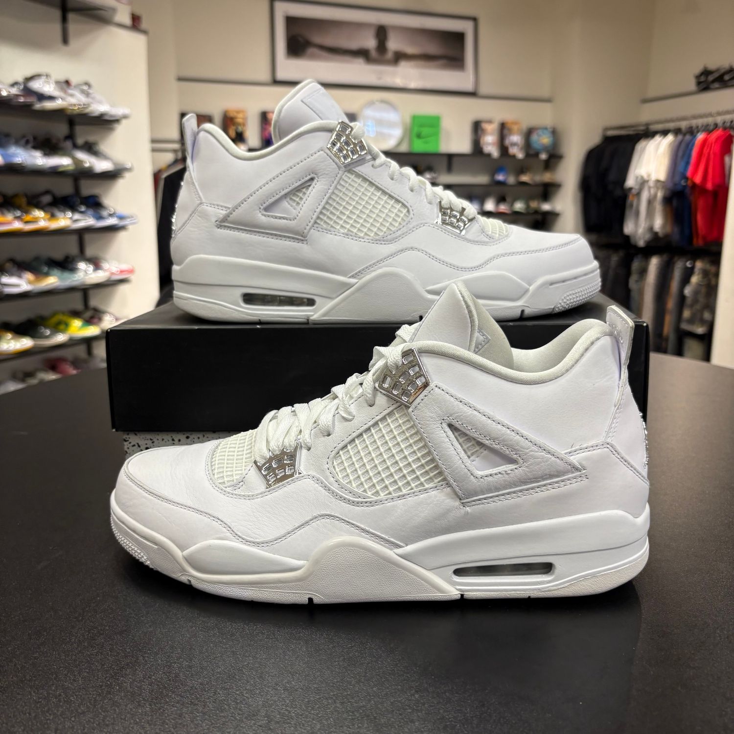 PO AIR JORDAN 4 PURE MONEY SIZE 12
