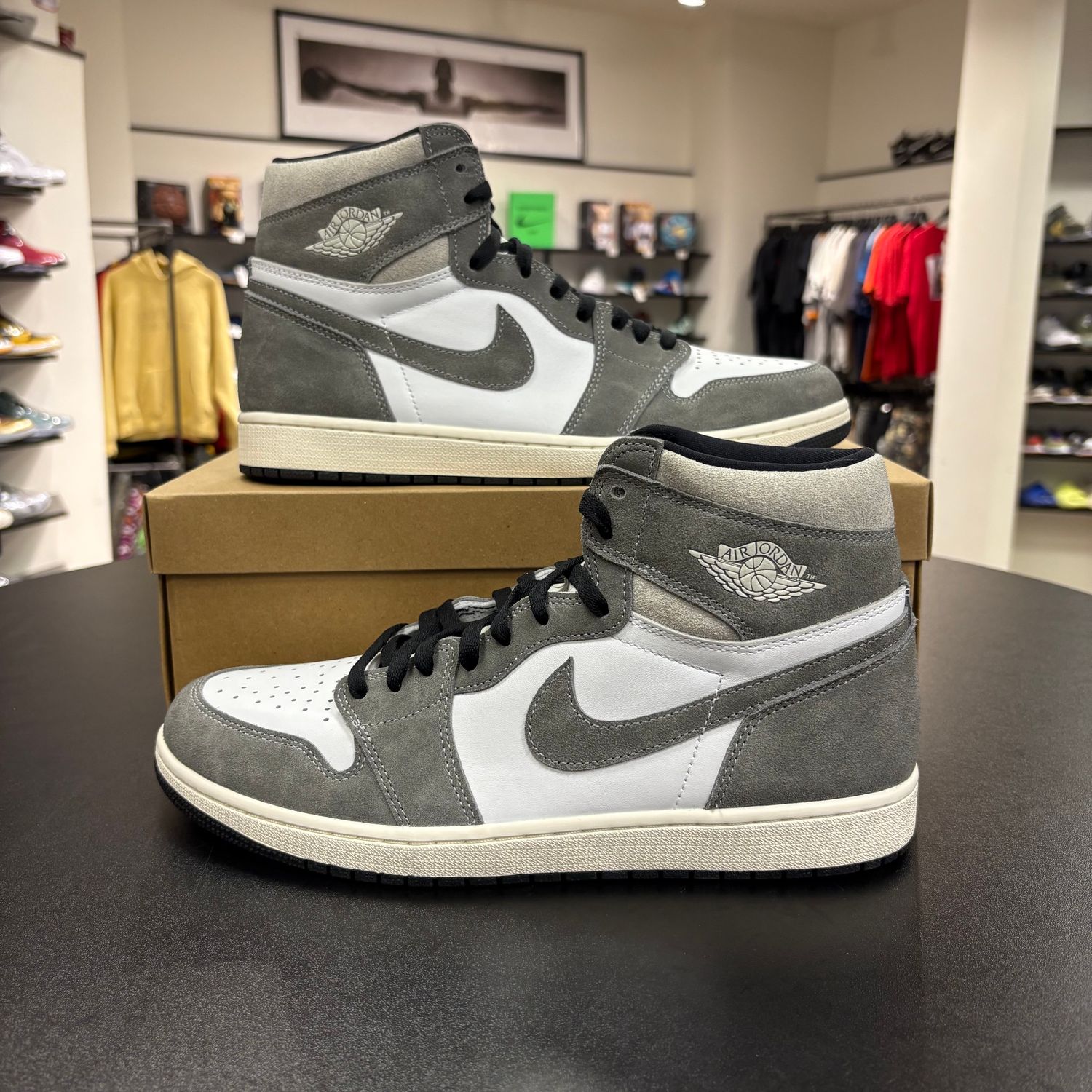 PO NB AIR JORDAN 1 WASHED BLACK SIZE 12.5