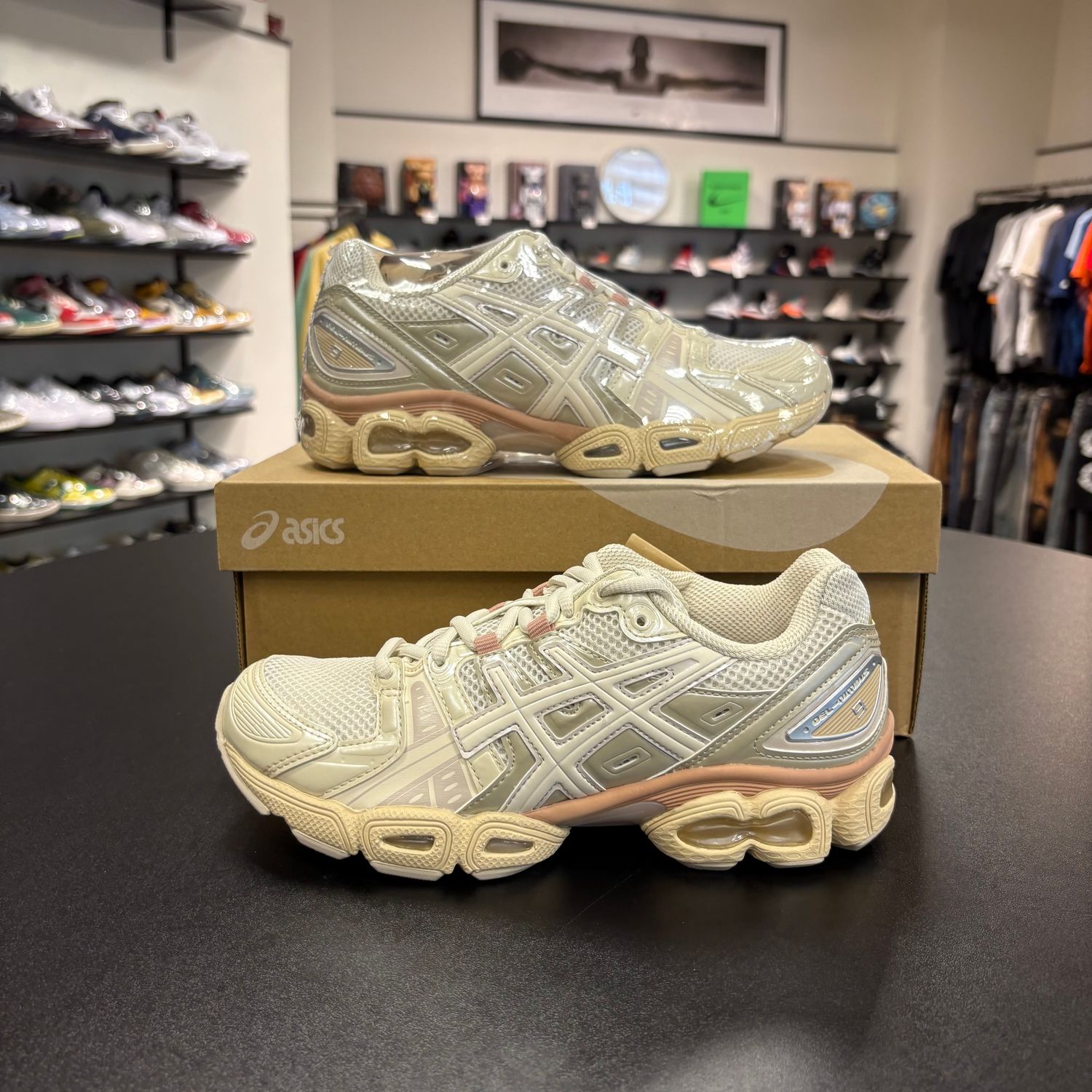 NEW ASICS GEL-NIMBUS 9 PALE OAK CREAM (W)