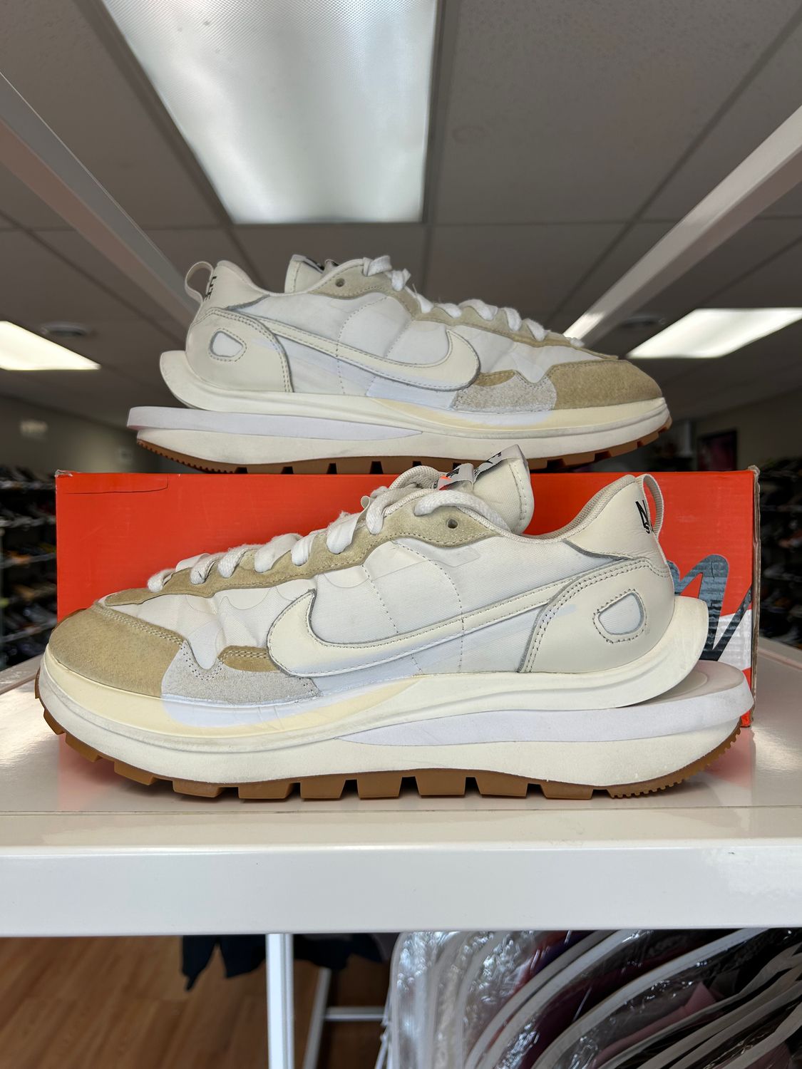 PO NIKE VAPORWAFFLE SACAI SAIL GUM SIZE 11