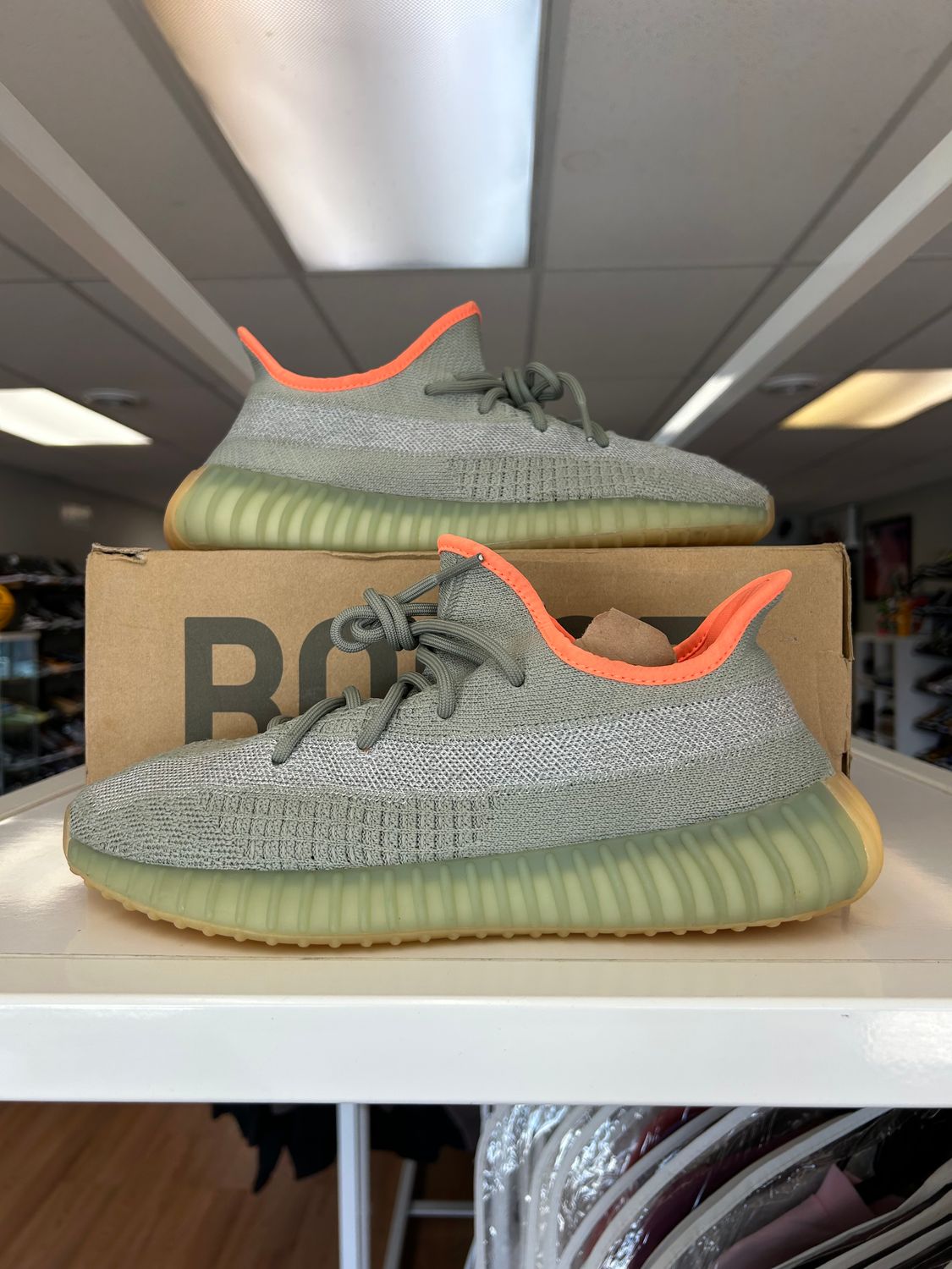 PO ADIDAS YEEZY 350 V2 DESERT SAGE SIZE 10