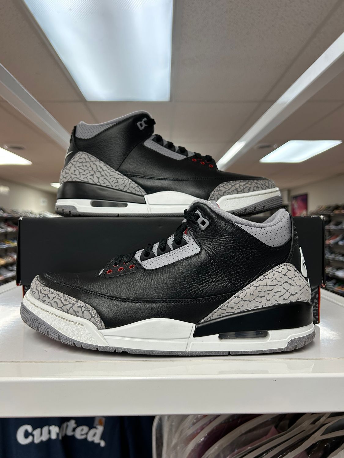 PO2 AIR JORDAN 3 BLACK CEMENT SIZE 10.5