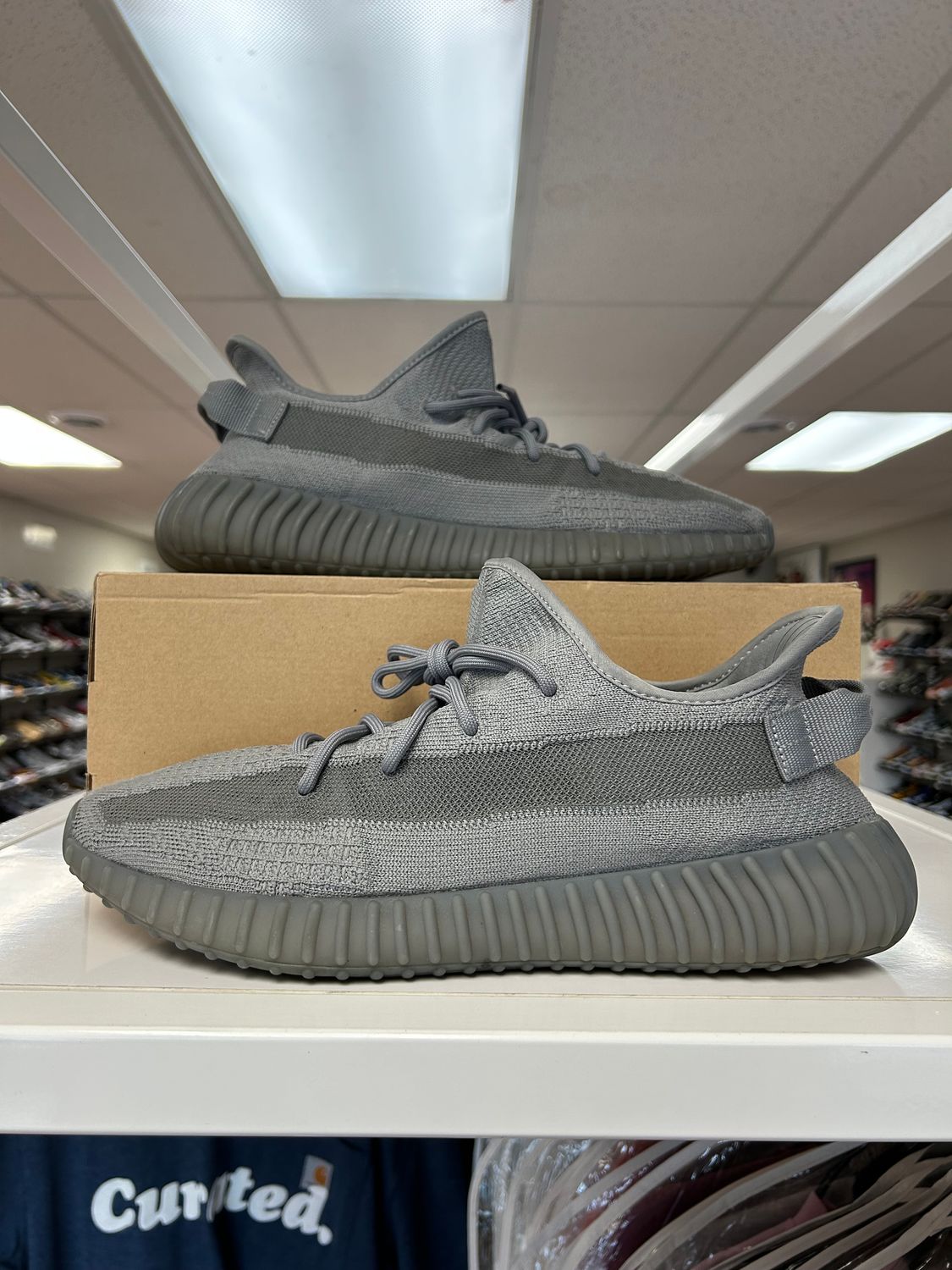 PO ADIDAS YEEZY 350 V2 STEEL GREY SIZE 13