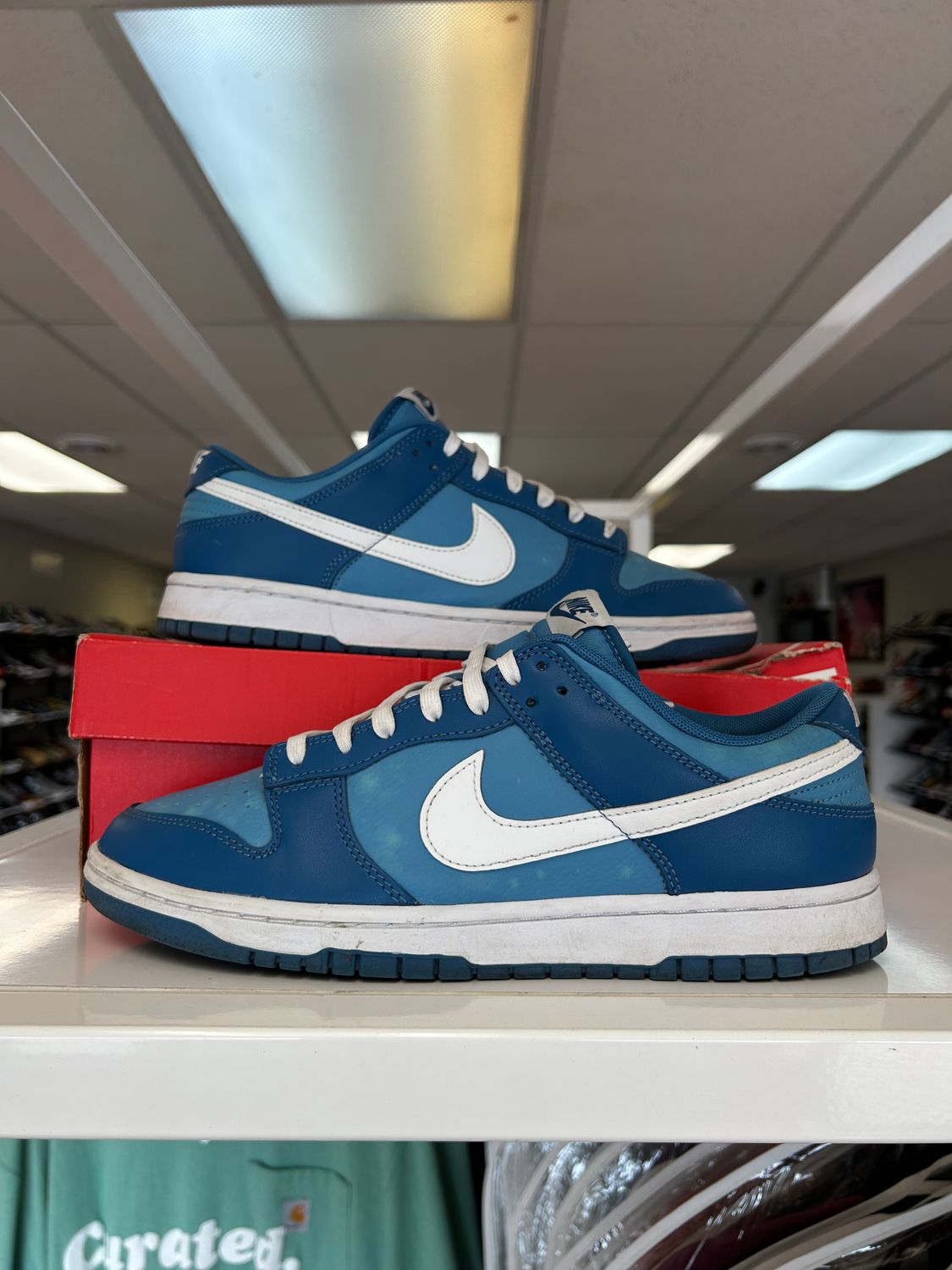 PO NIKE DUNK LOW DARK MARINA BLUE SIZE 10