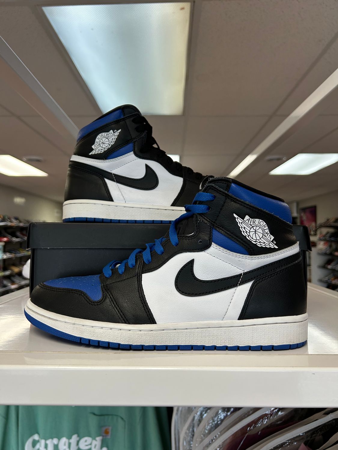 PO AIR JORDAN 1 HIGH ROYAL TOE SIZE 10.5