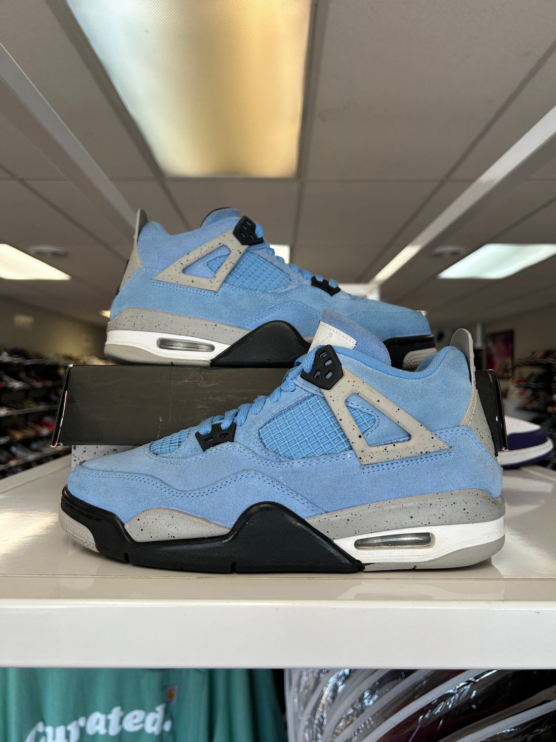 PO AIR JORDAN 4 UNIVERSITY BLUE SIZE 7Y