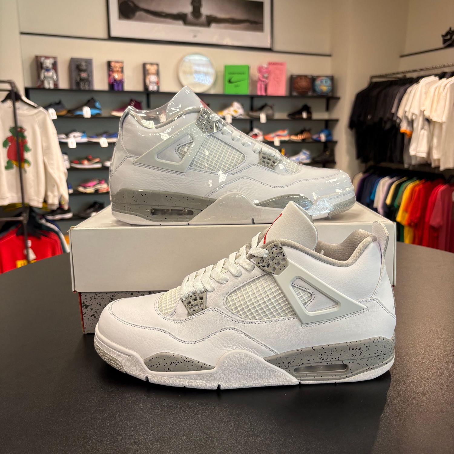 NEW AIR JORDAN 4 WHITE OREO