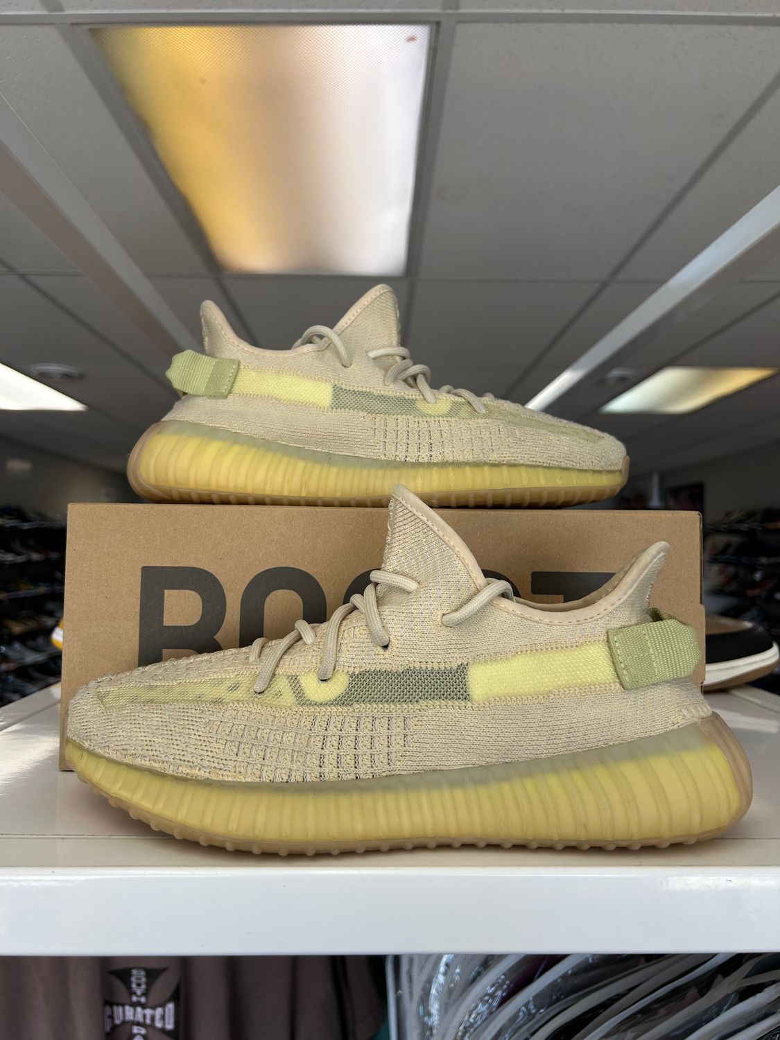 PO ADIDAS YEEZY 350 BOOST V2 FLAX SIZE 9