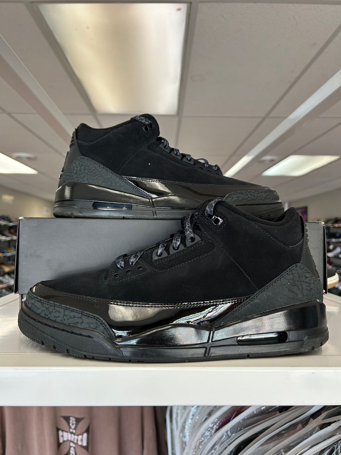 PO AIR JORDAN 3 BLACK CAT SIZE 11