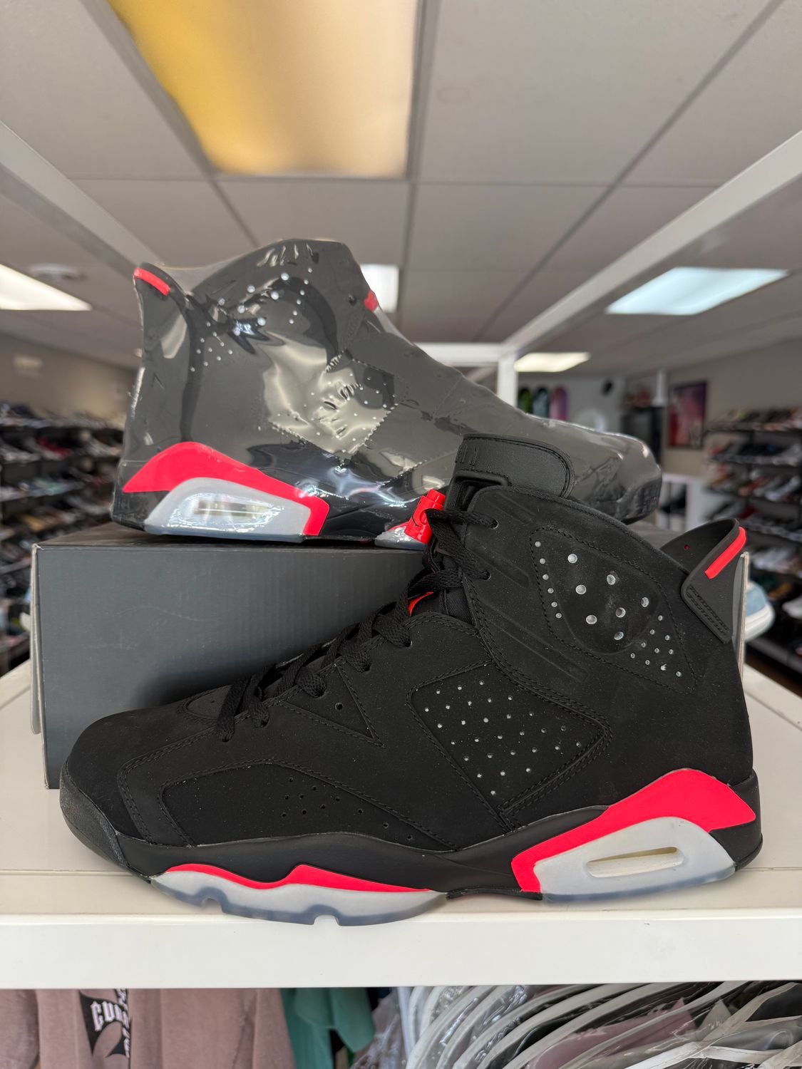 NEW AIR JORDAN 6 INFRARED BLACK (2014)